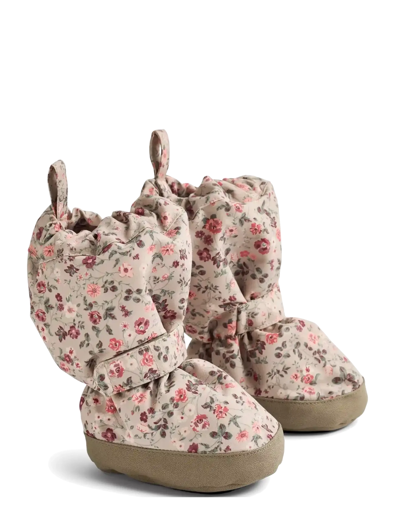 Wheat Outerwear Booties - Baby tossor - GREY MOON FLOWERS / grey