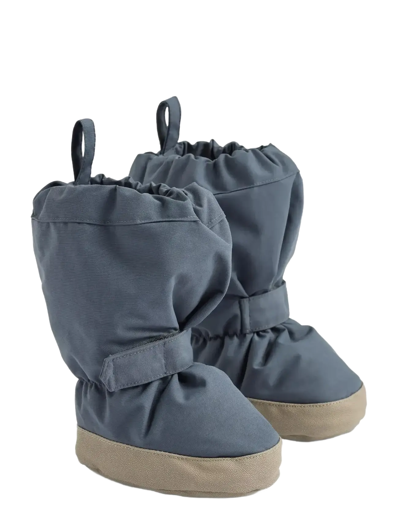 Wheat Outerwear Booties - Babystrikstøvler - GREYBLUE / navy