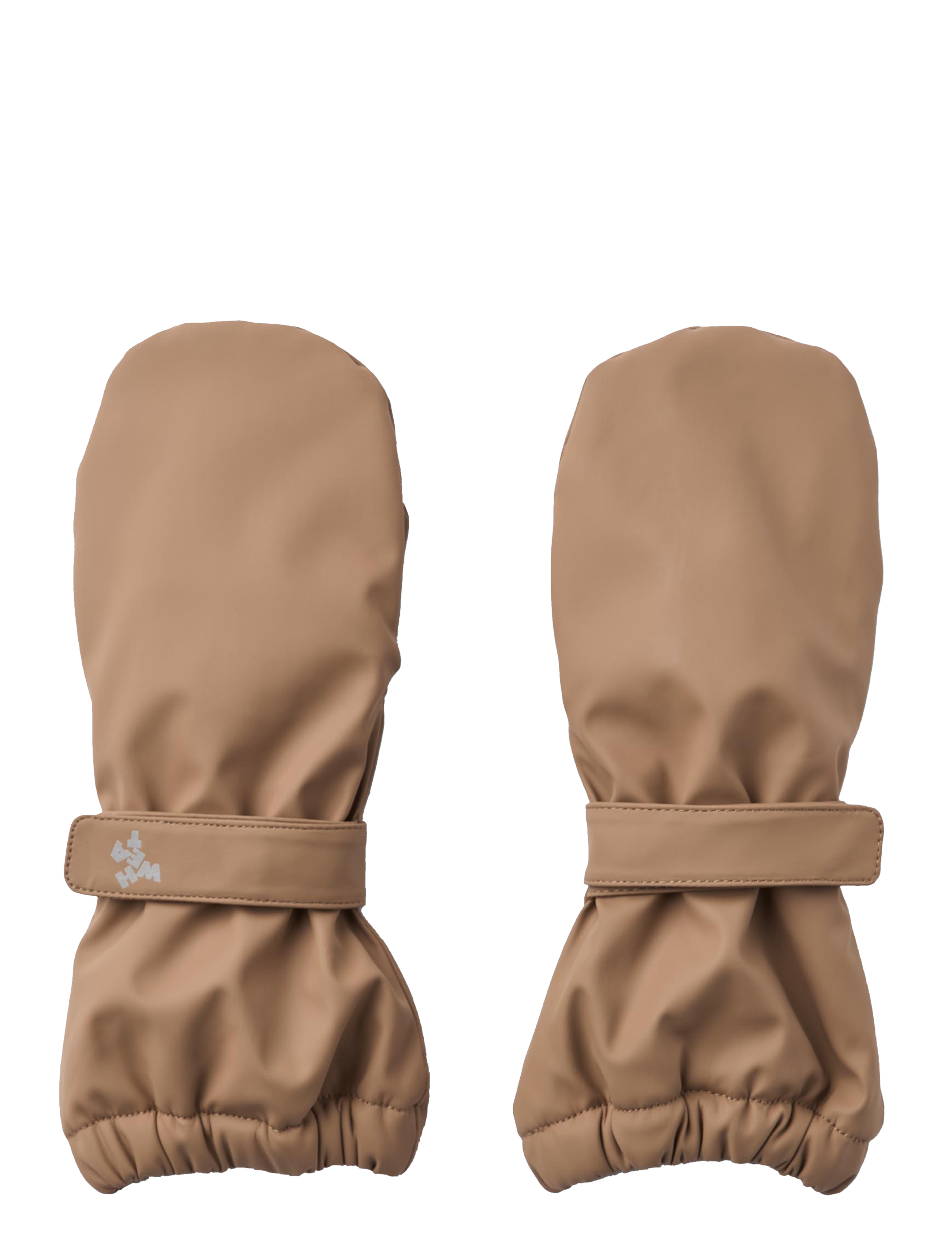 Wheat Rain Mittens Rily, Børn, Regnvanter, Brun, Str: M