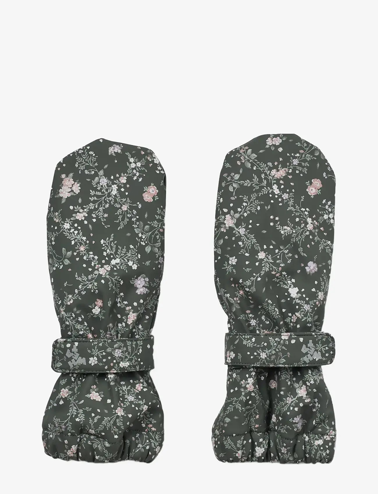 Wheat - Rain Mittens Rily - accessoires - forest lake checked flowers - 0