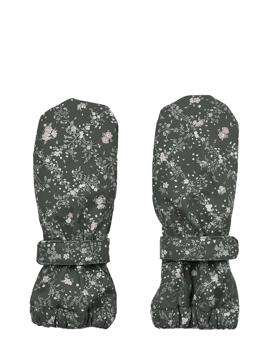 Wheat - Rain Mittens Rily - regen-handschuhe - forest lake checked flowers - 0