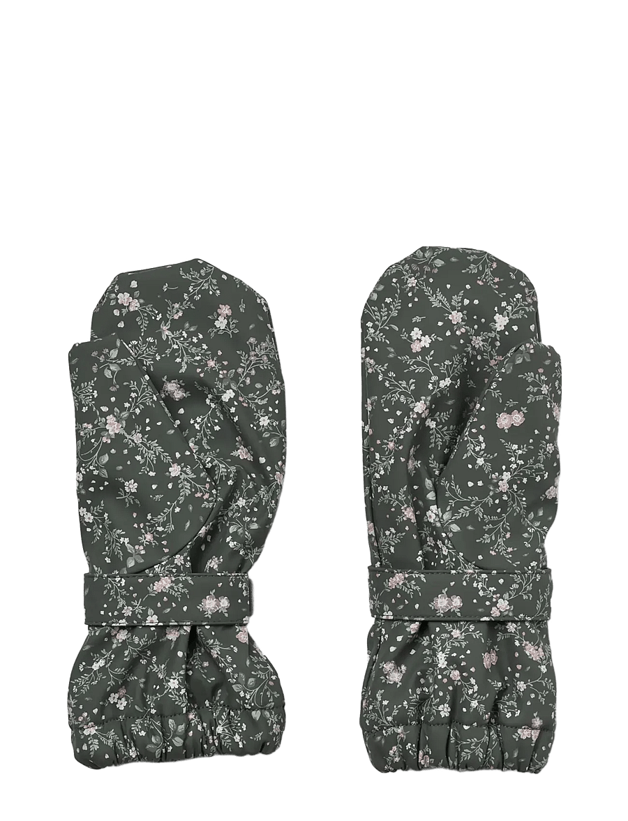 Wheat - Rain Mittens Rily - regen-handschuhe - forest lake checked flowers - 1