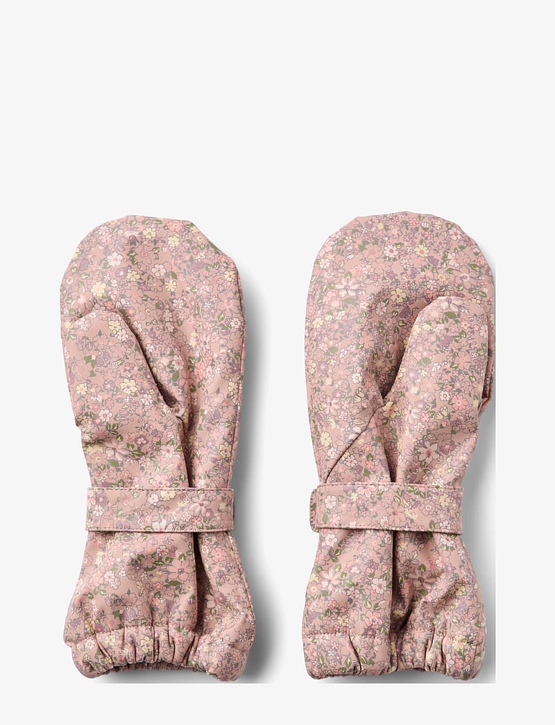 Wheat - Rain Mittens Rily - rain gloves - powder flower meadow - 1