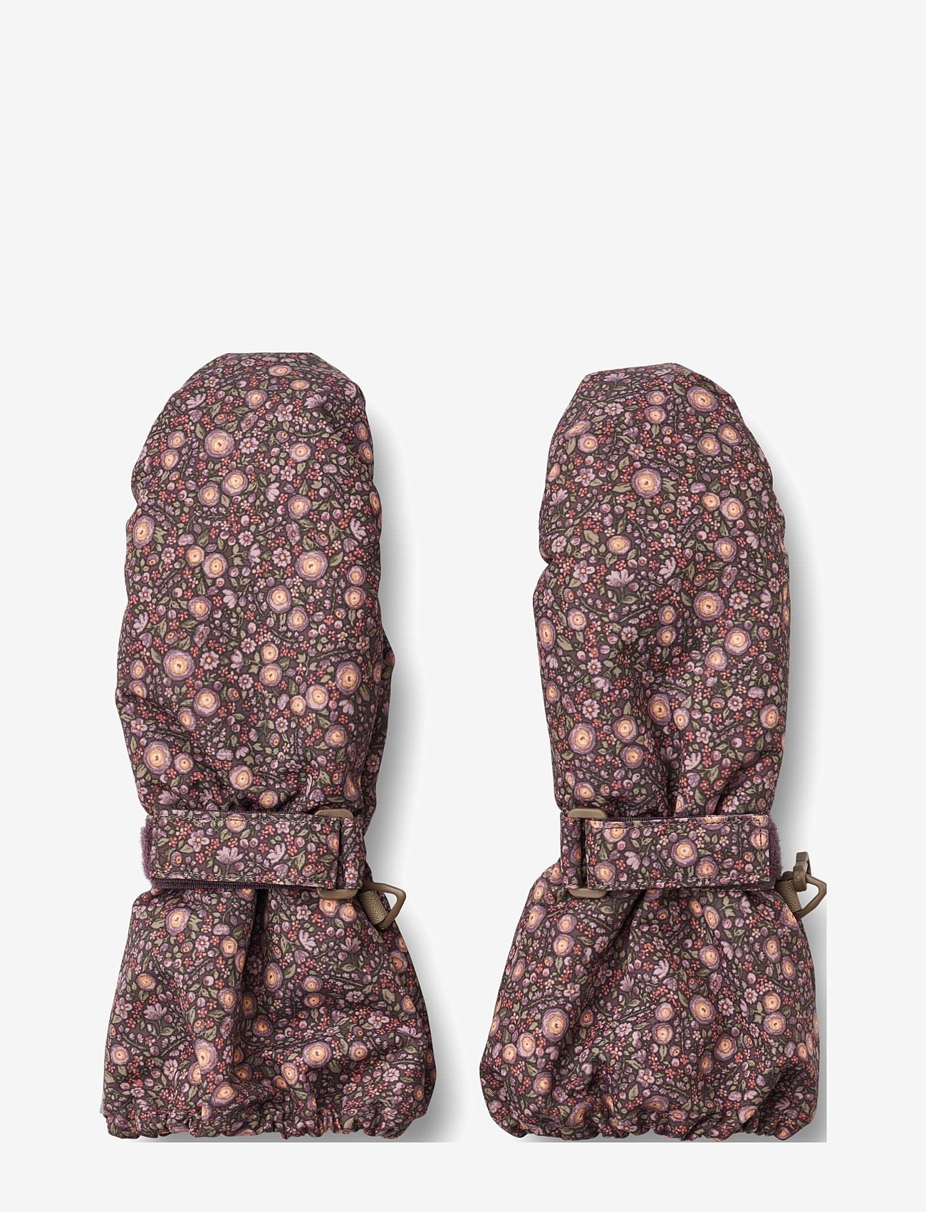 Wheat - Mittens Tech - eggplant buttercups - 0