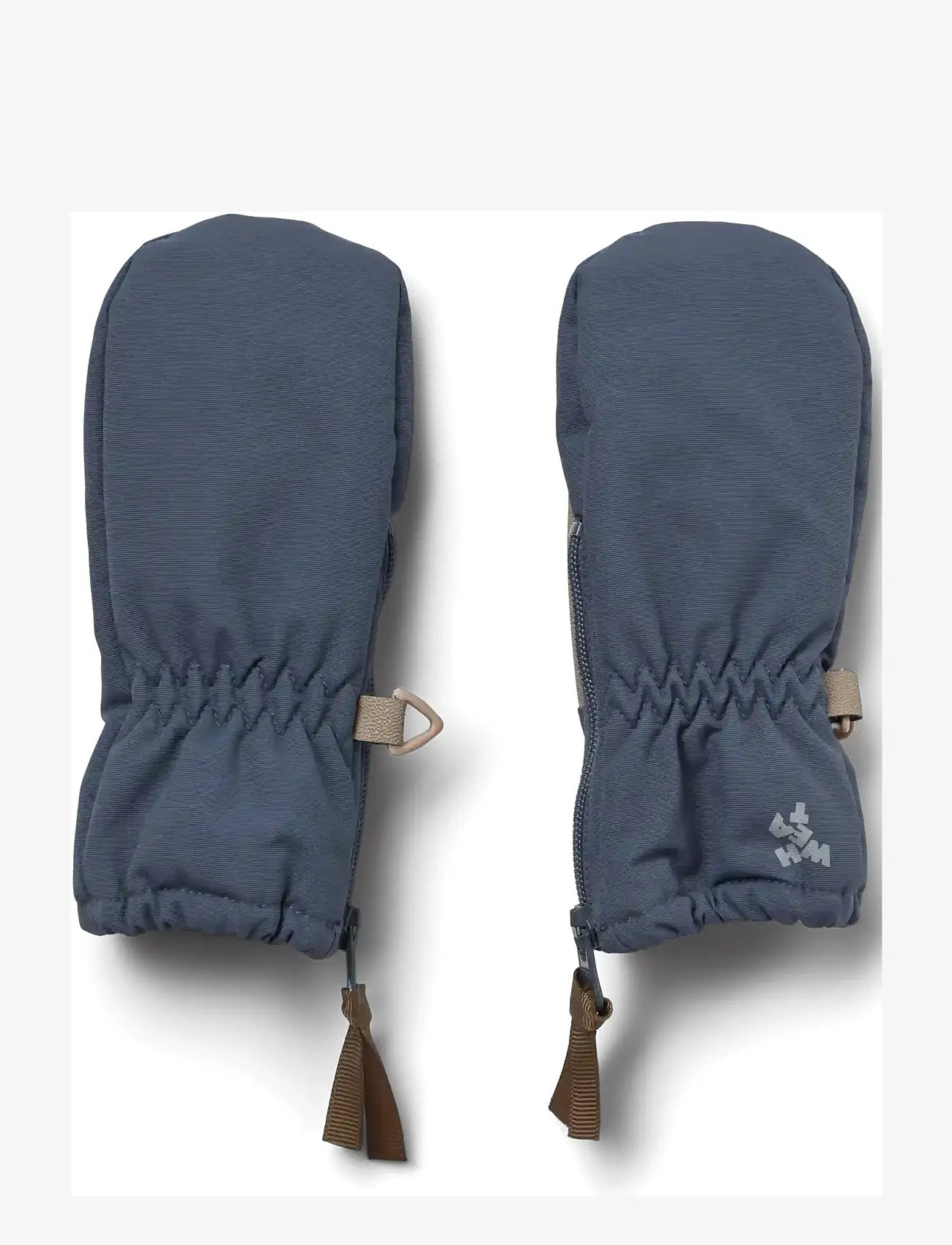 Wheat - Technical Mittens Zipper - babyvantar - greyblue - 2