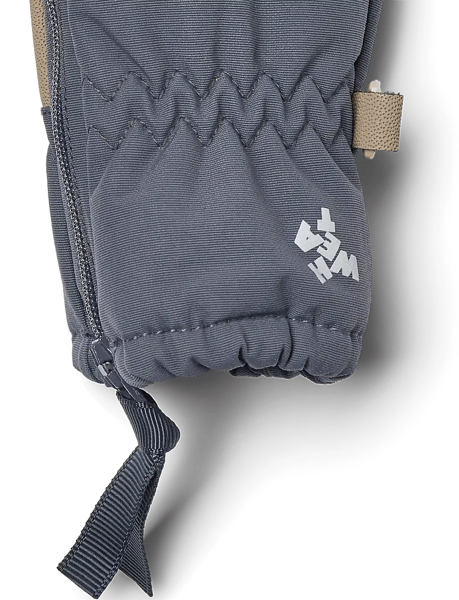 Wheat - Technical Mittens Zipper - beebikindad - greyblue - 3