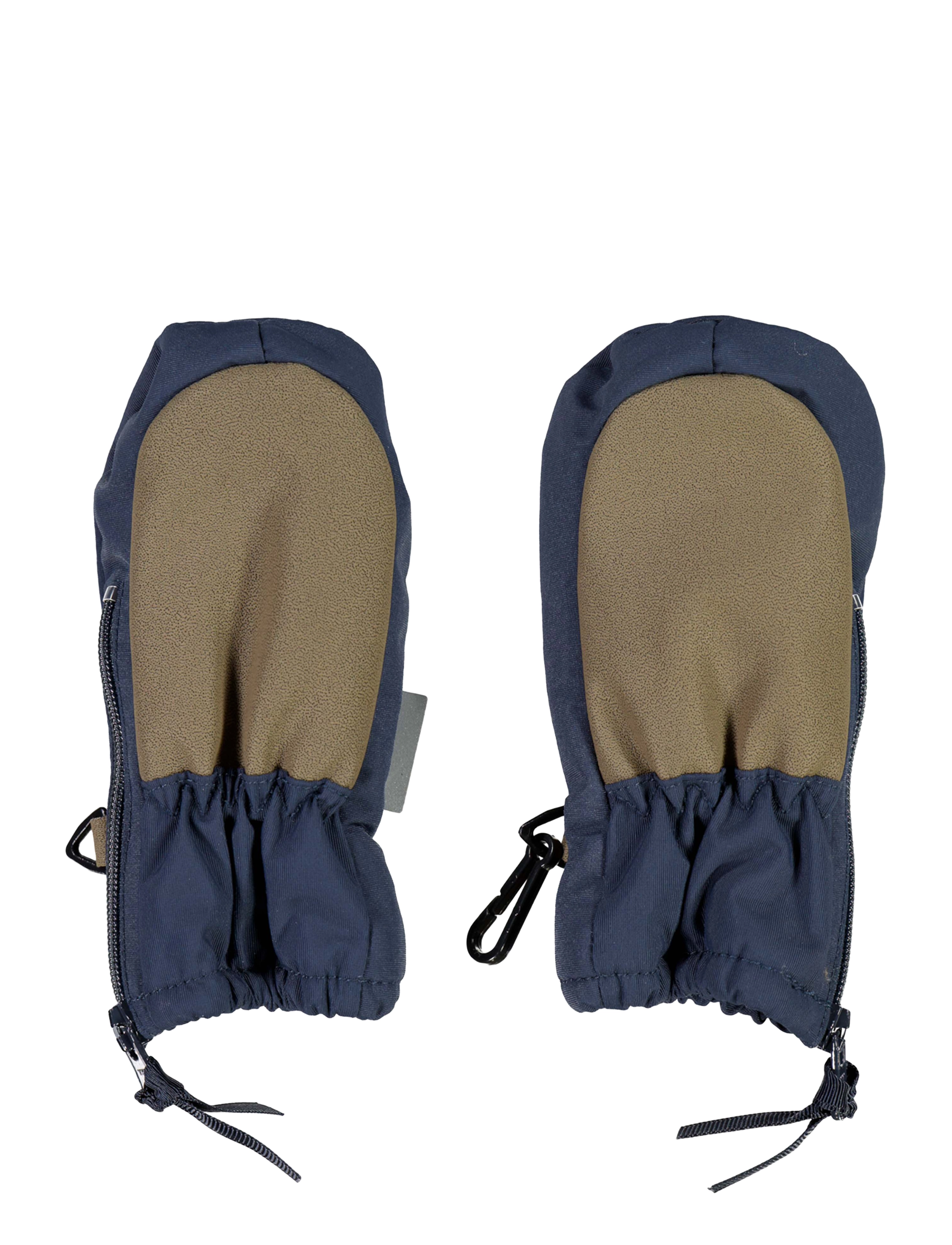 Wheat - Mittens Zipper Tech - sea storm - 2