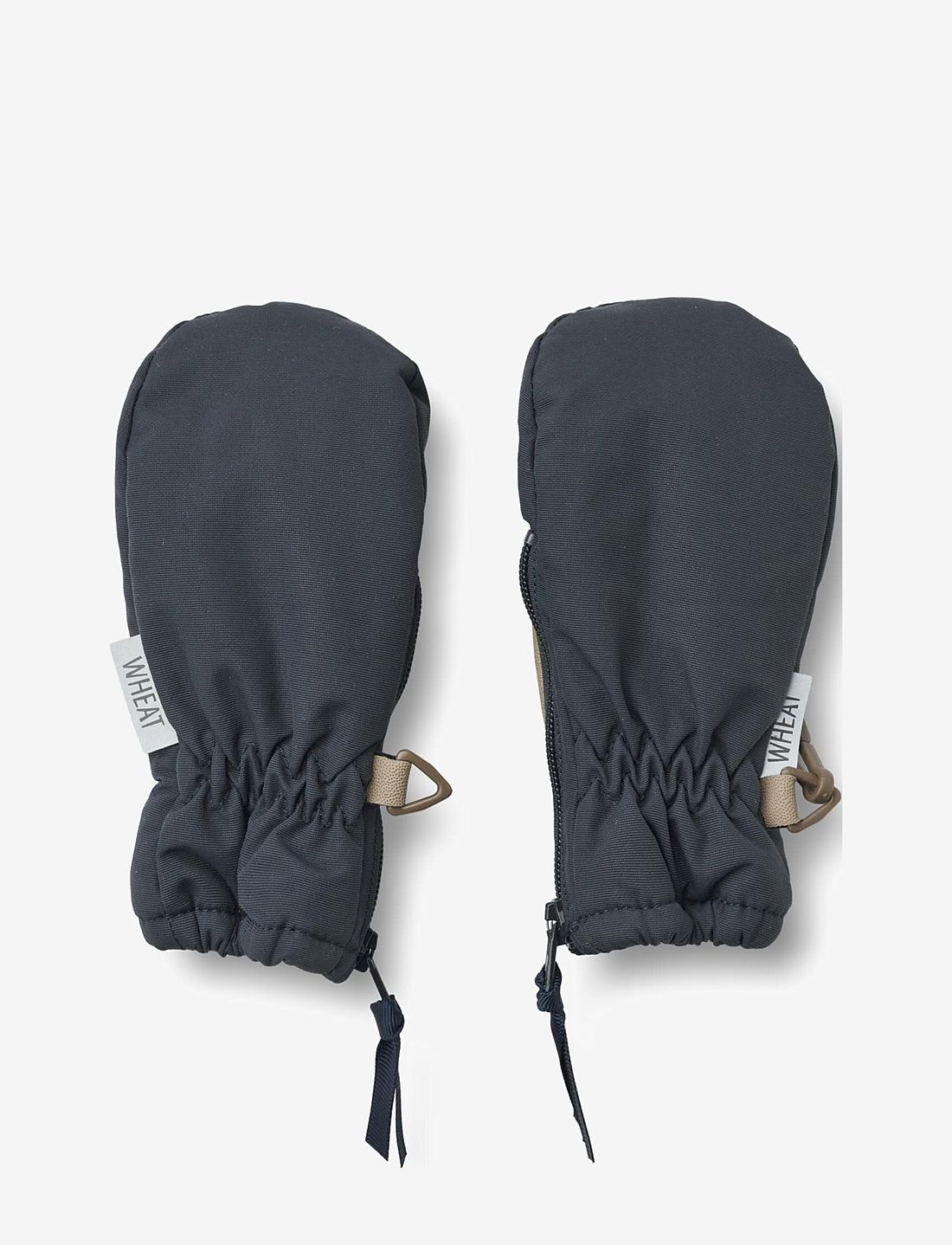 Wheat Mittens Zipper Tech Gloves Boozt