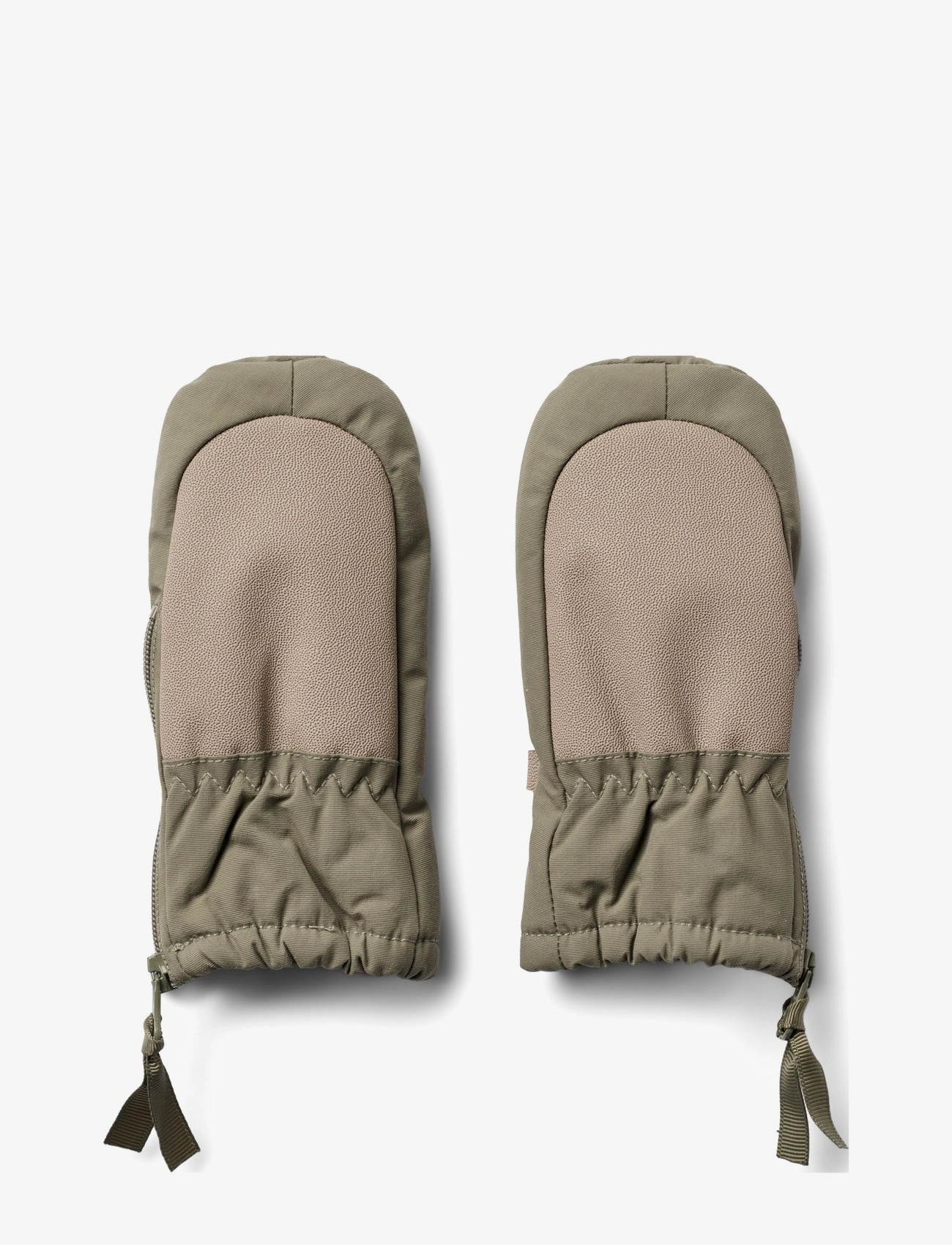 Wheat - Mittens Zipper Tech - dry leaves - 1