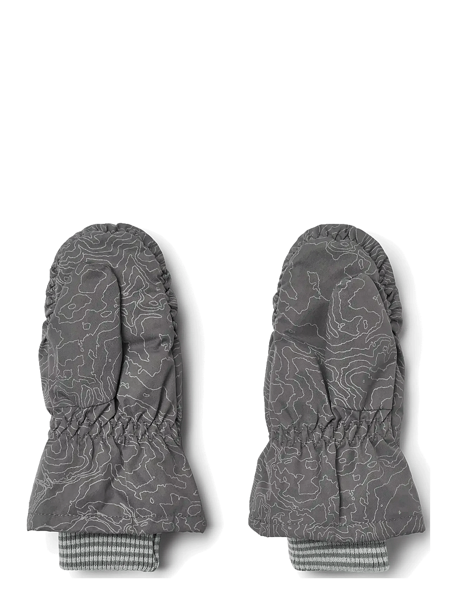 Wheat - Puffer Mittens Jazz - handschuhe - dark reflective map - 1