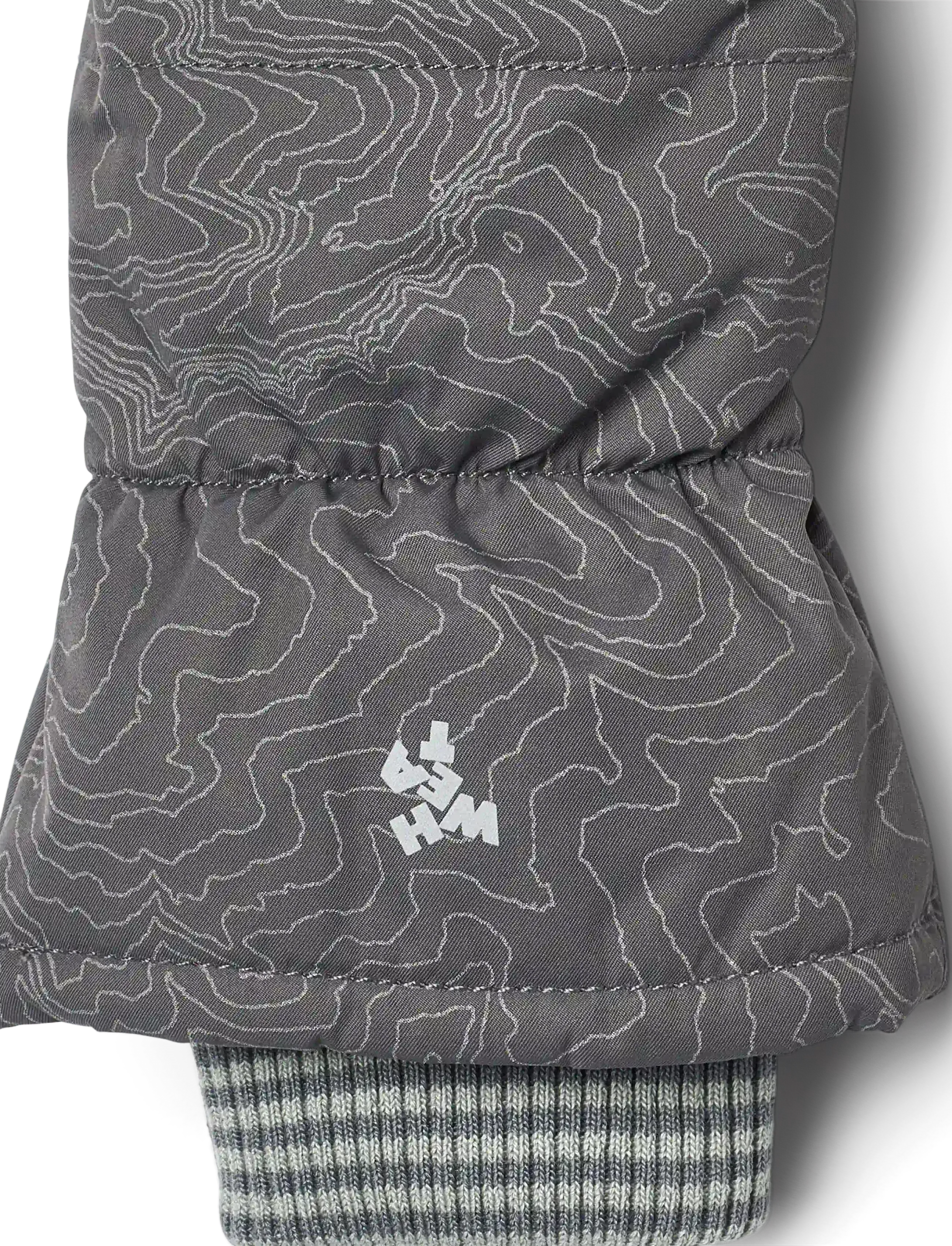 Wheat - Puffer Mittens Jazz - gloves - dark reflective map - 2