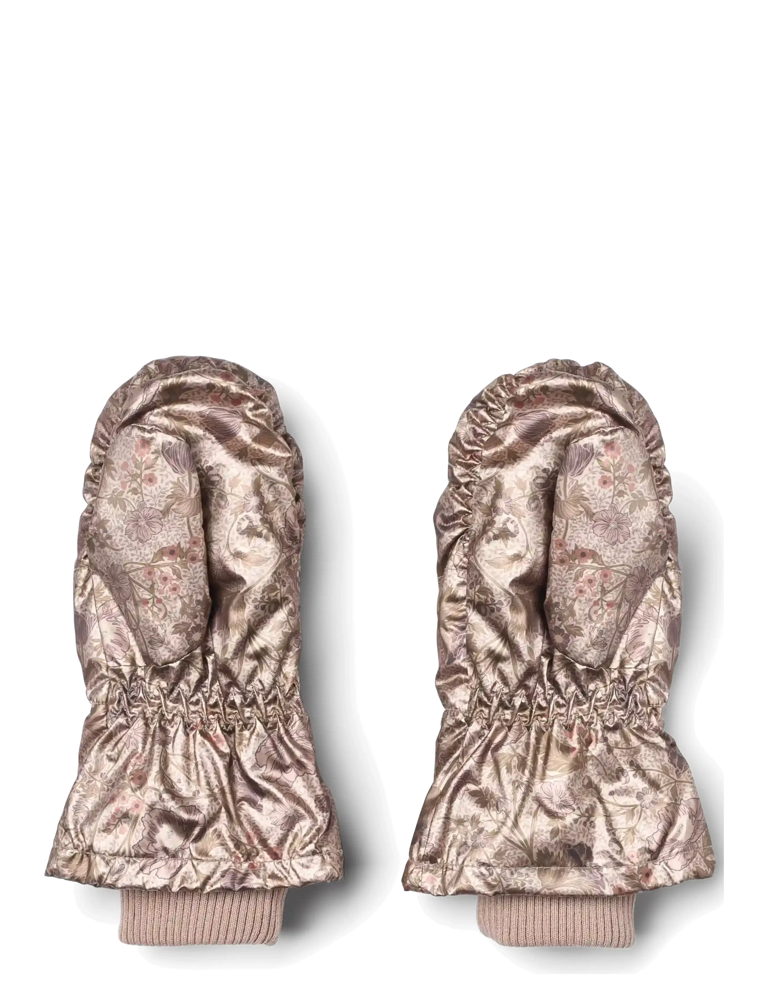 Wheat - Puffer Mittens Jazz - gloves - golden flowers - 1