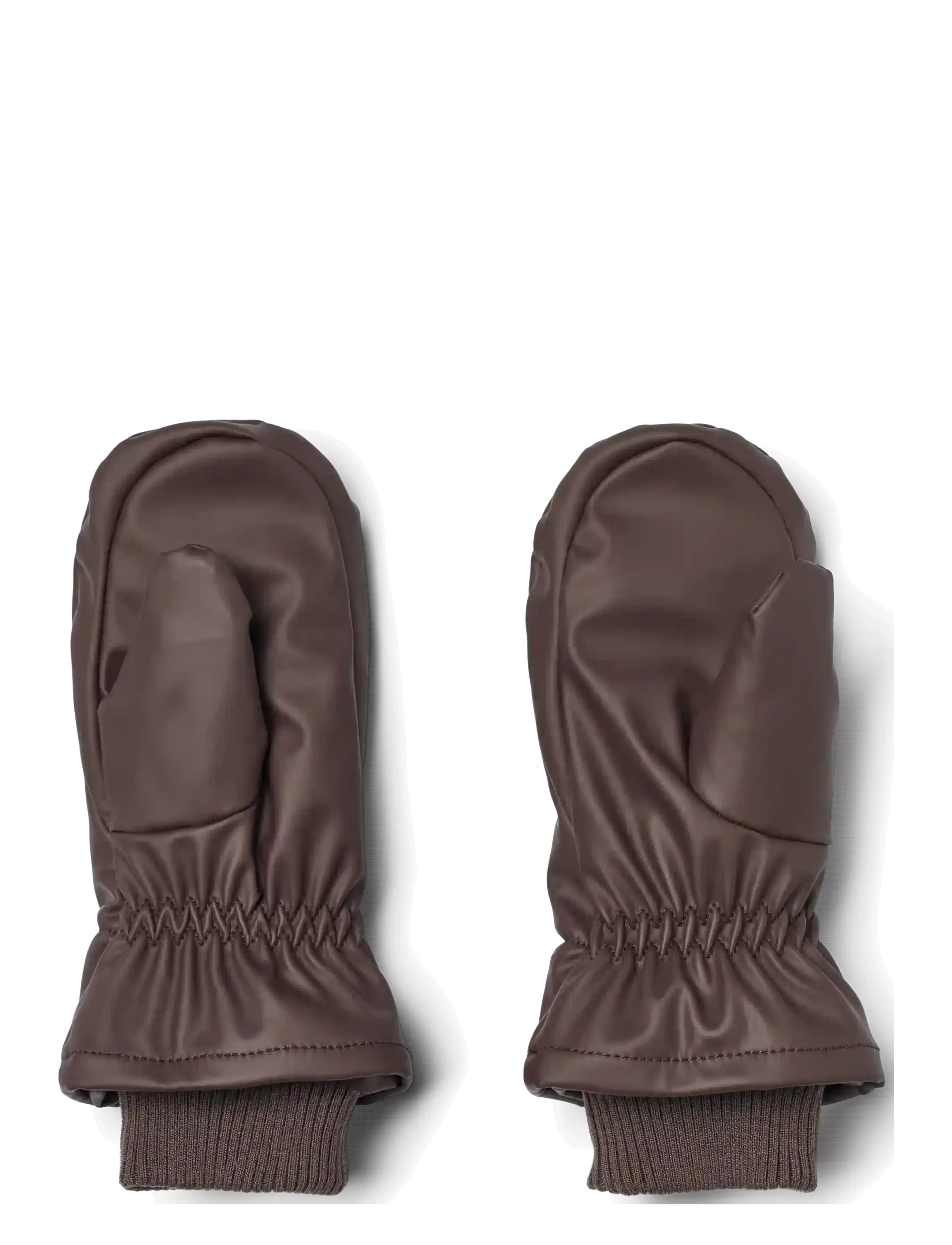 Wheat - Winter Mittens Stormy - kindad - chocolate plum - 1