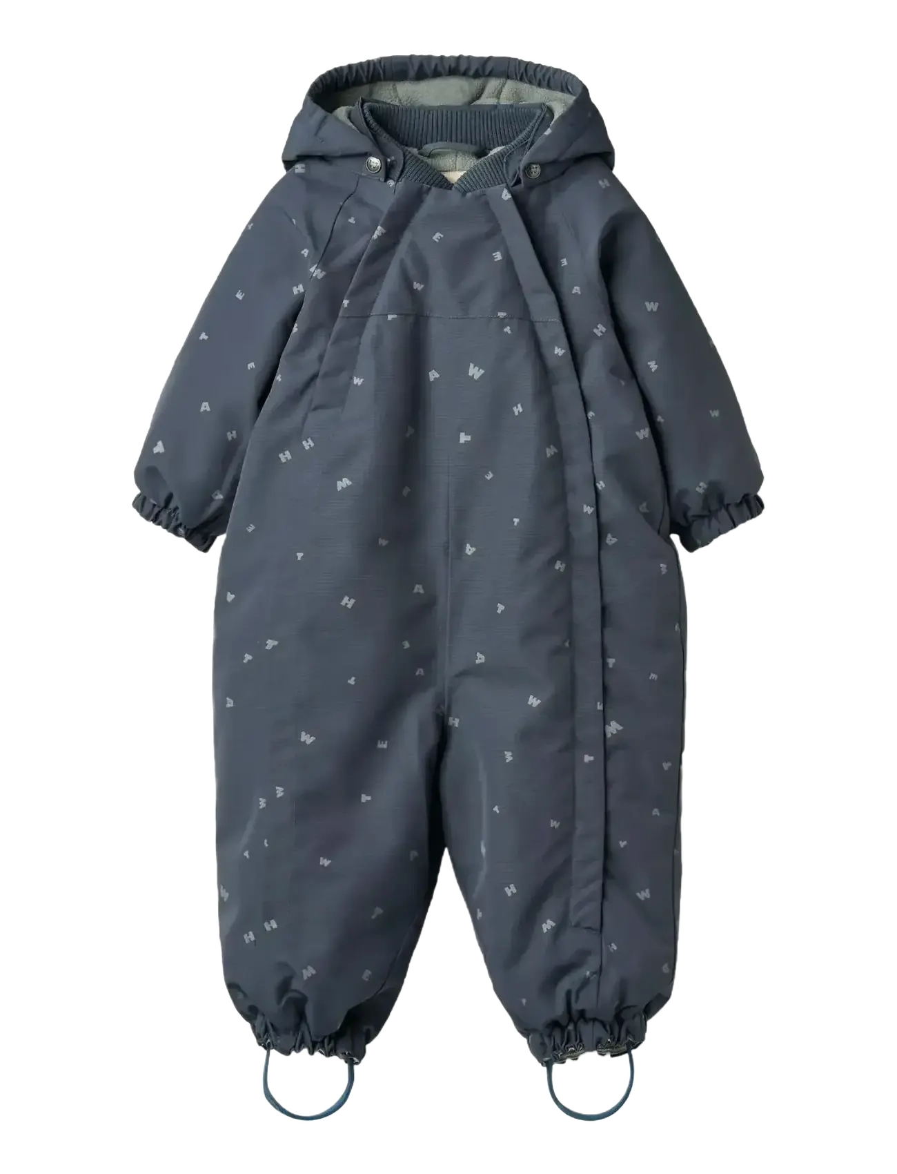 Wheat Snowsuit Adi - Talvekombinesoon - GREYBLUE LETTERS / navy