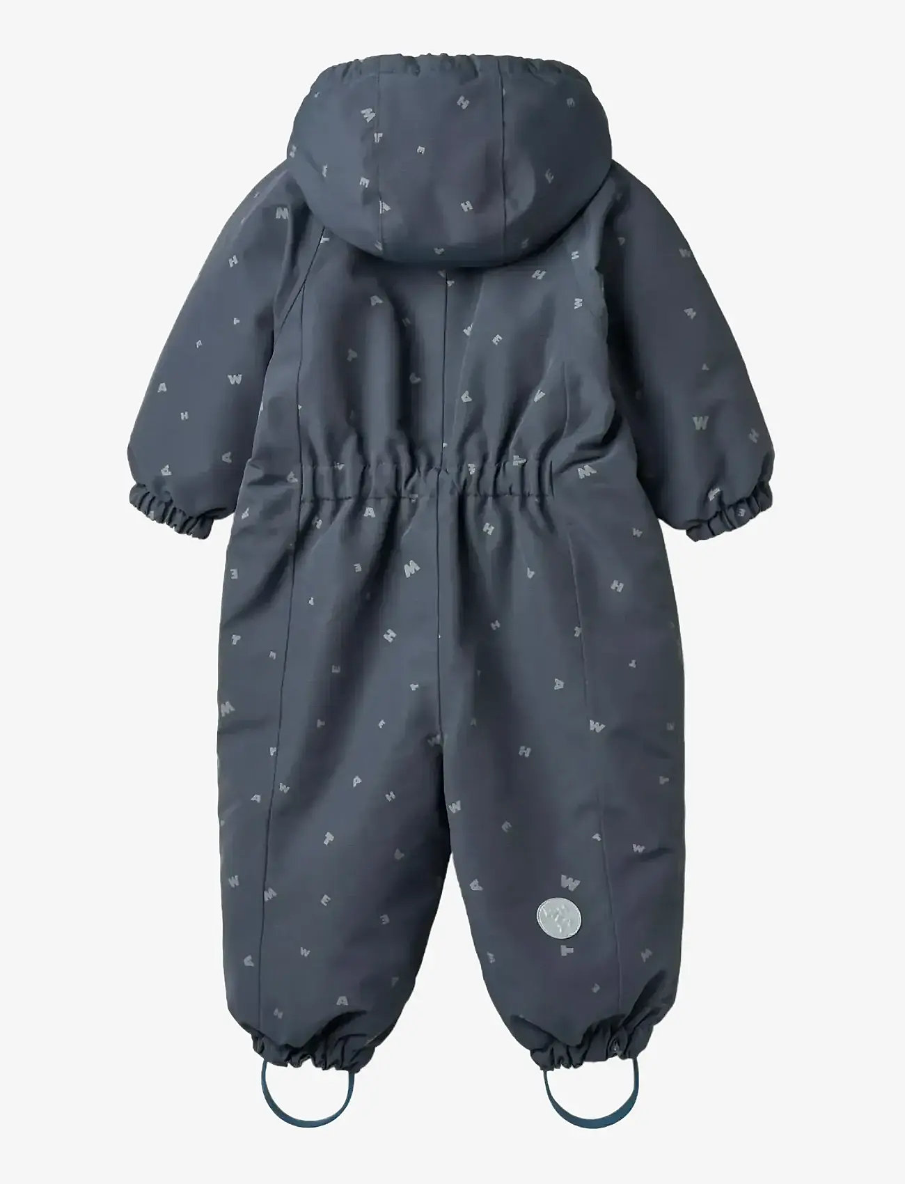 Wheat - Snowsuit Adi - schneeanzug - greyblue letters - 1