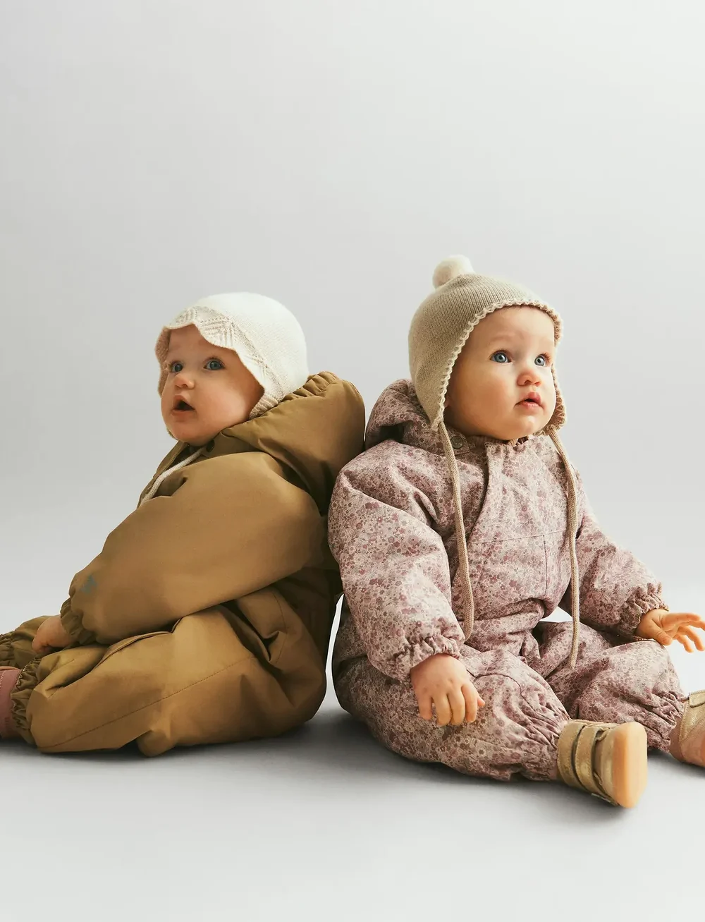 Wheat - Snowsuit Adi - schneeanzug - rose dust flowers - 0