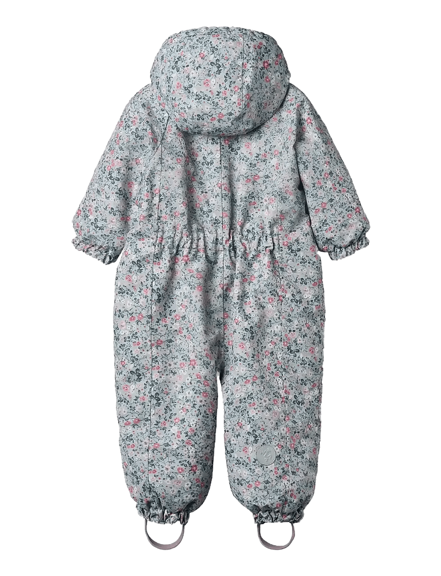 Wheat - Snowsuit Adi - vinteroveraller - soft rain flowers - 1