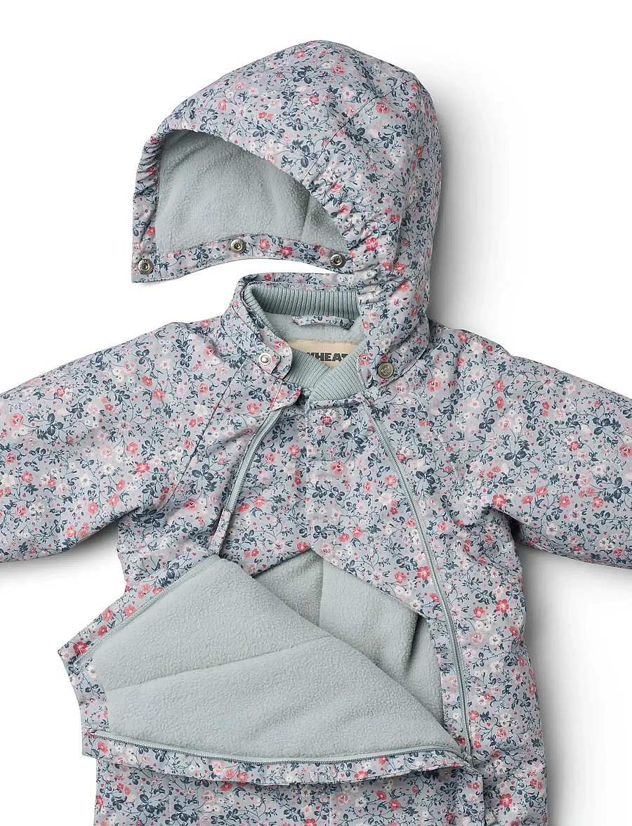 Wheat - Snowsuit Adi - vinteroveraller - soft rain flowers - 2
