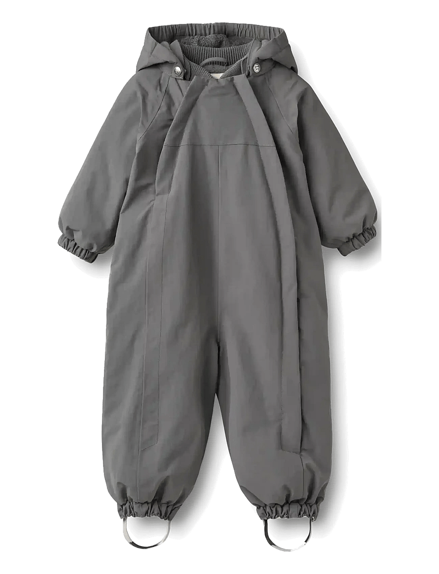 Wheat - Snowsuit Adi - vinteroveraller - dark charcoal - 0
