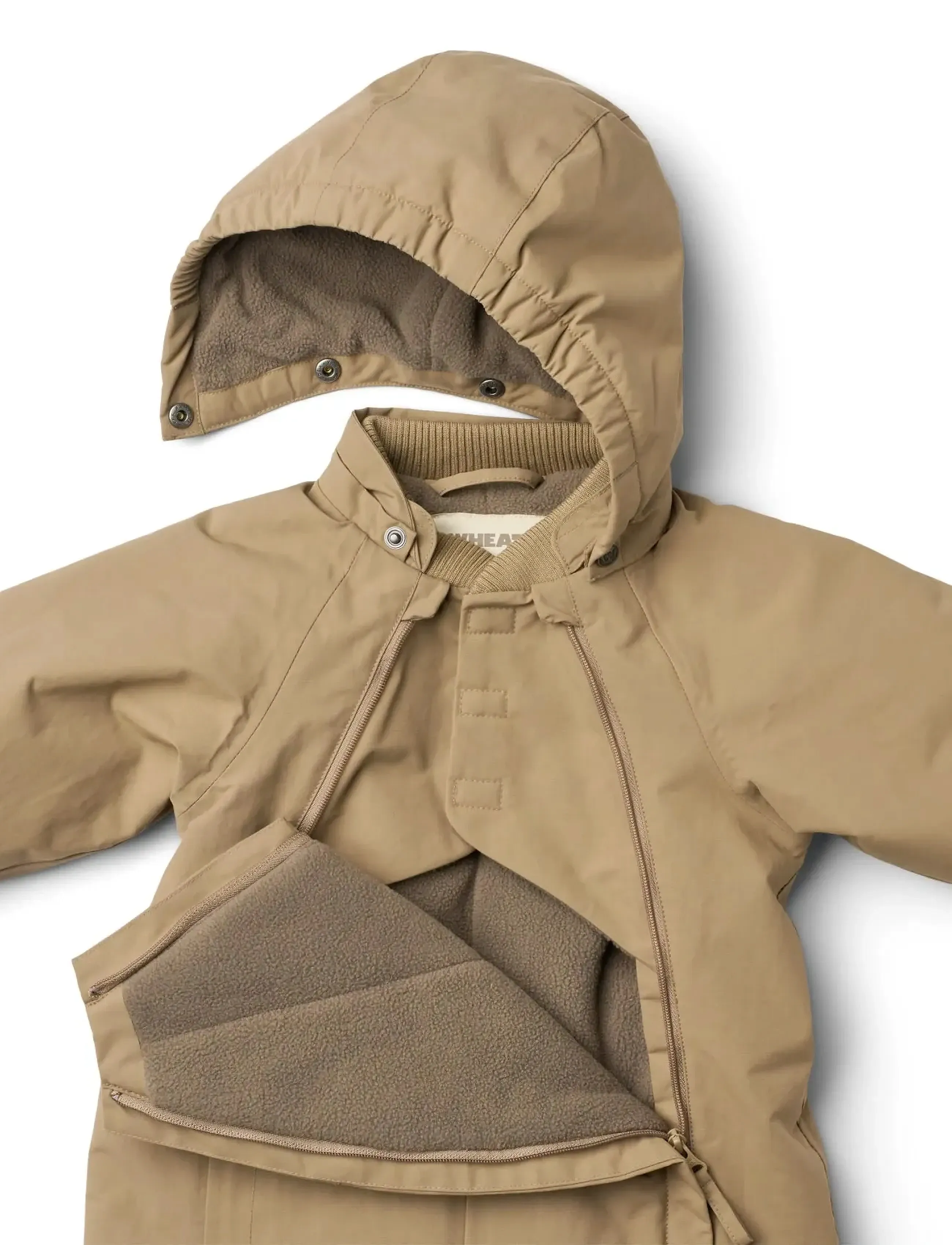 Wheat - Snowsuit Adi - talvekombinesoon - walnut - 2