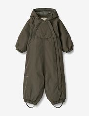 Wheat - Snowsuit Adi Tech - talvekombinesoon - dry black - 0