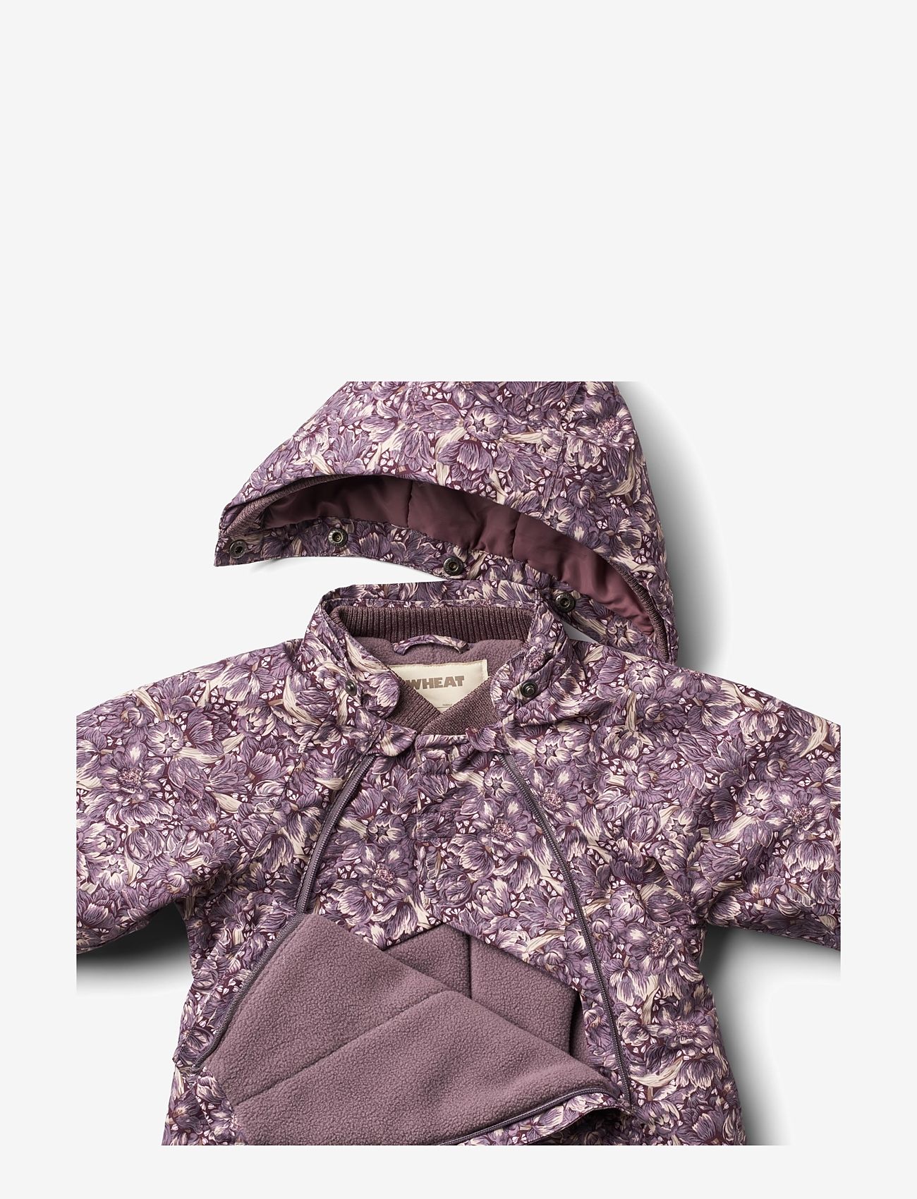 Wheat - Snowsuit Adi Tech - schneeanzug - purple tulips - 3