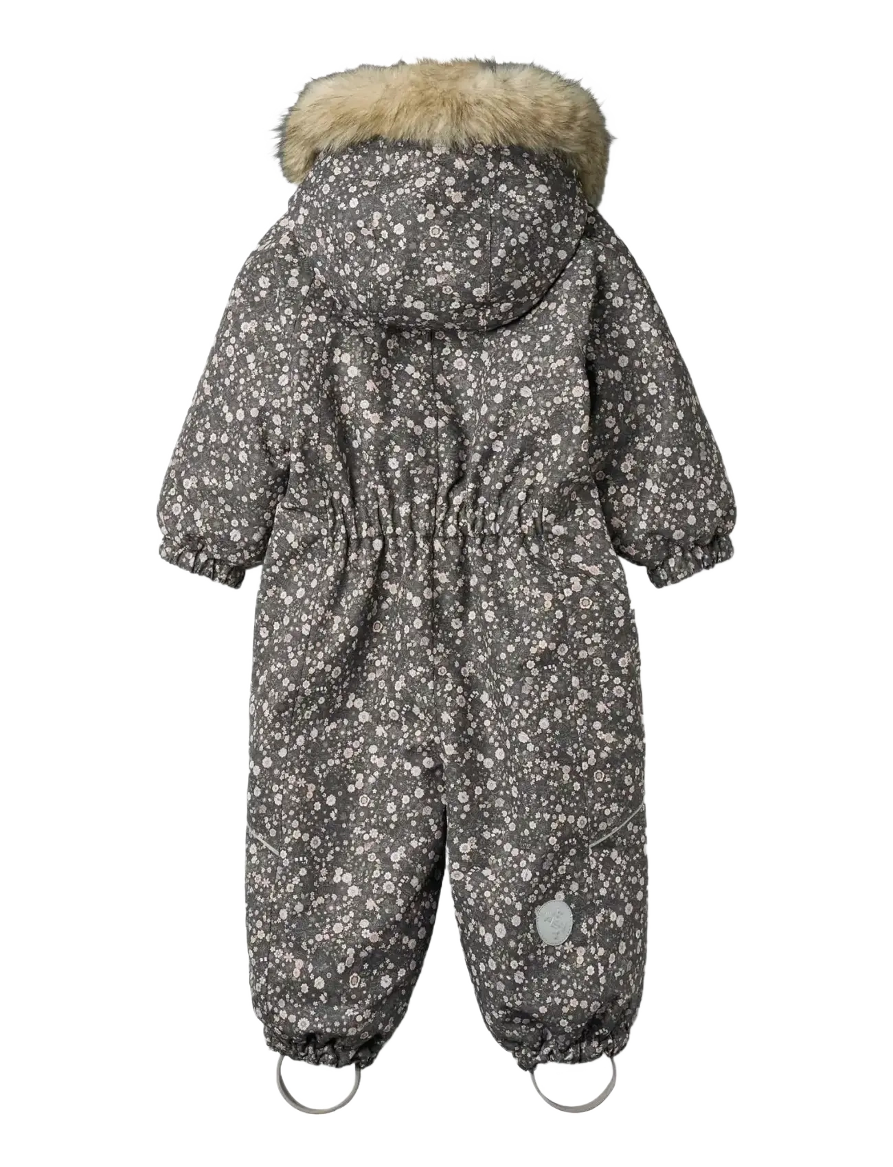 Wheat - Snowsuit Nickie - schneeanzug - black sea open flowers - 1