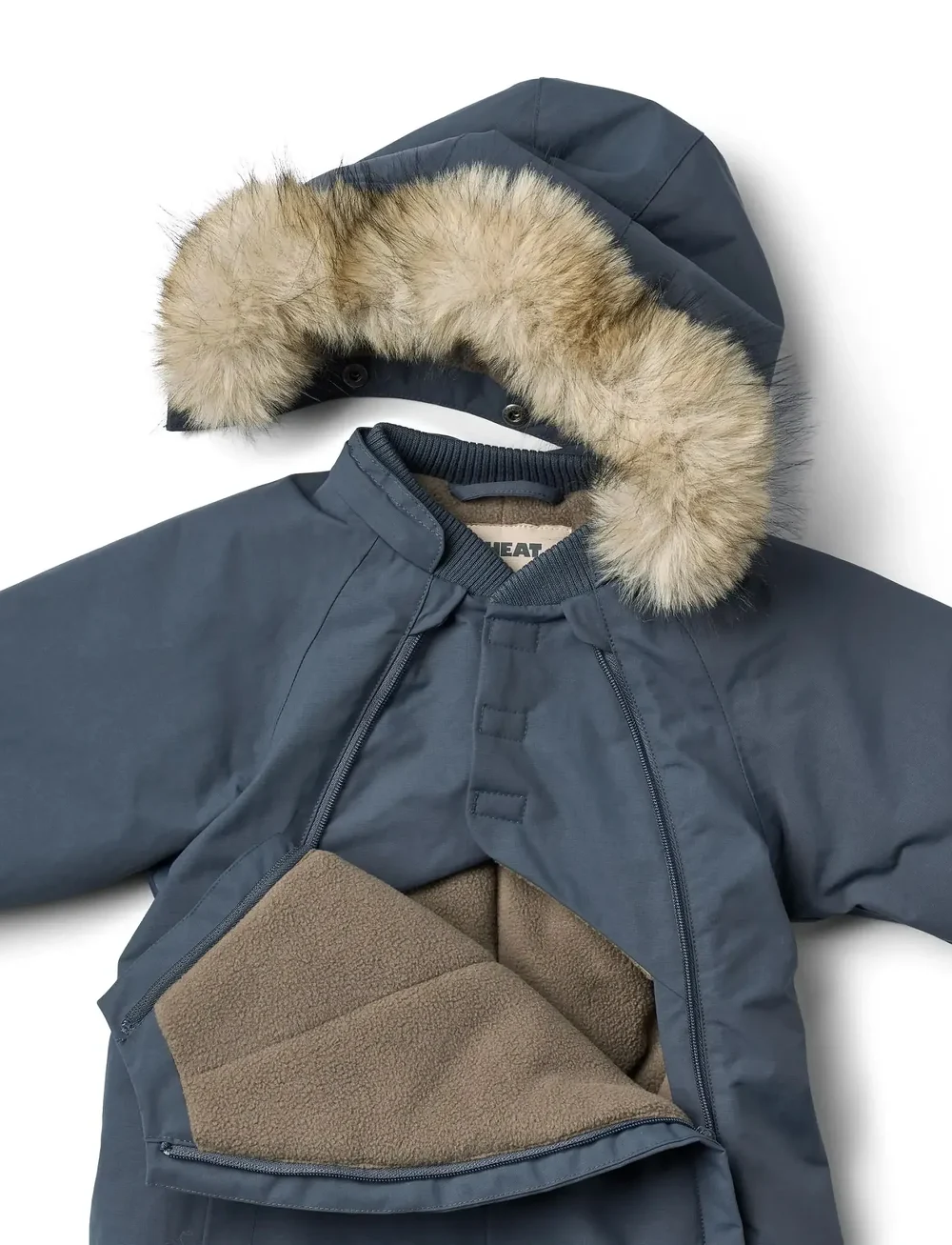 Wheat - Snowsuit Nickie - shop efter alder - greyblue - 2