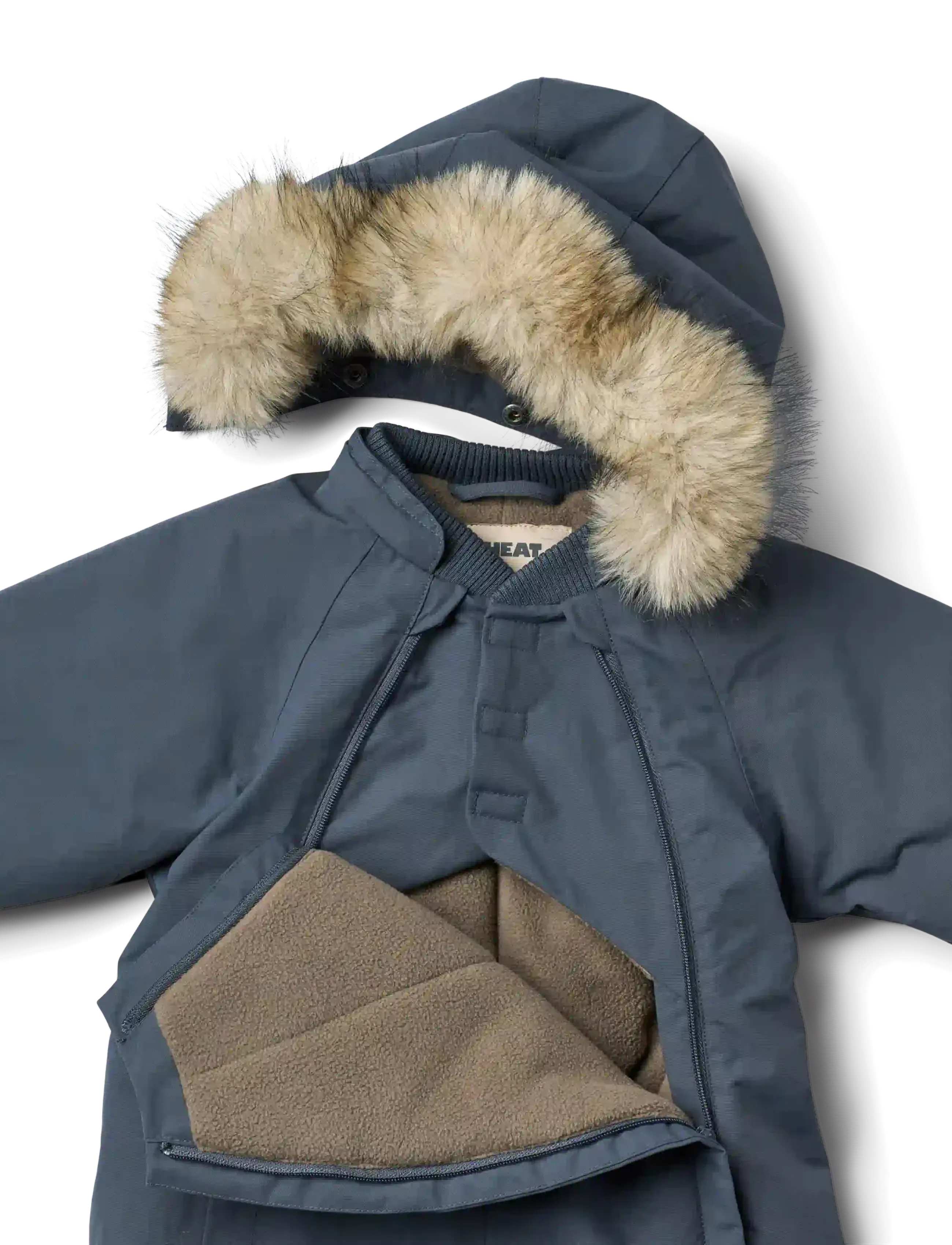 Wheat - Snowsuit Nickie - schneeanzug - greyblue - 3