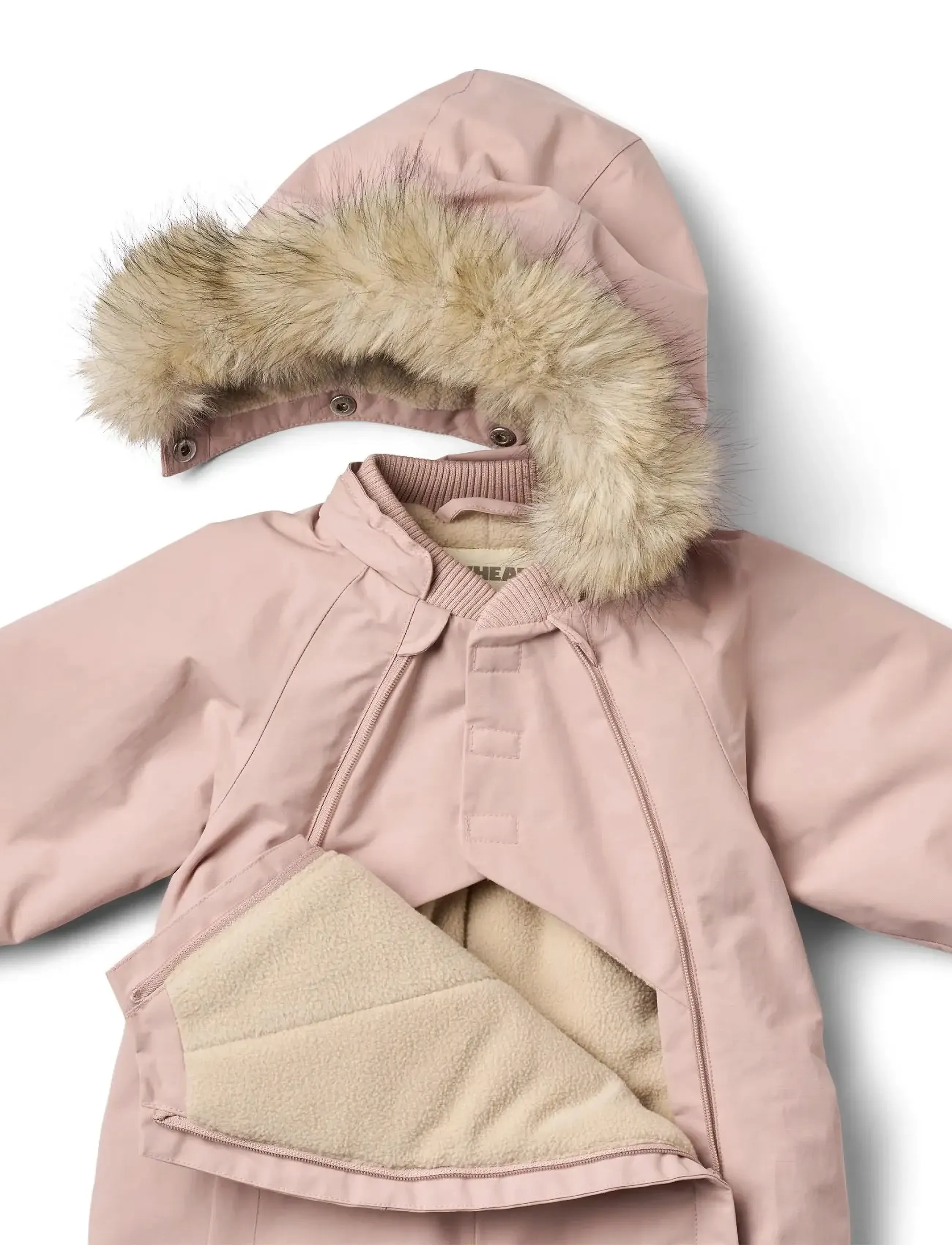 Wheat - Snowsuit Nickie - rose powder - 2