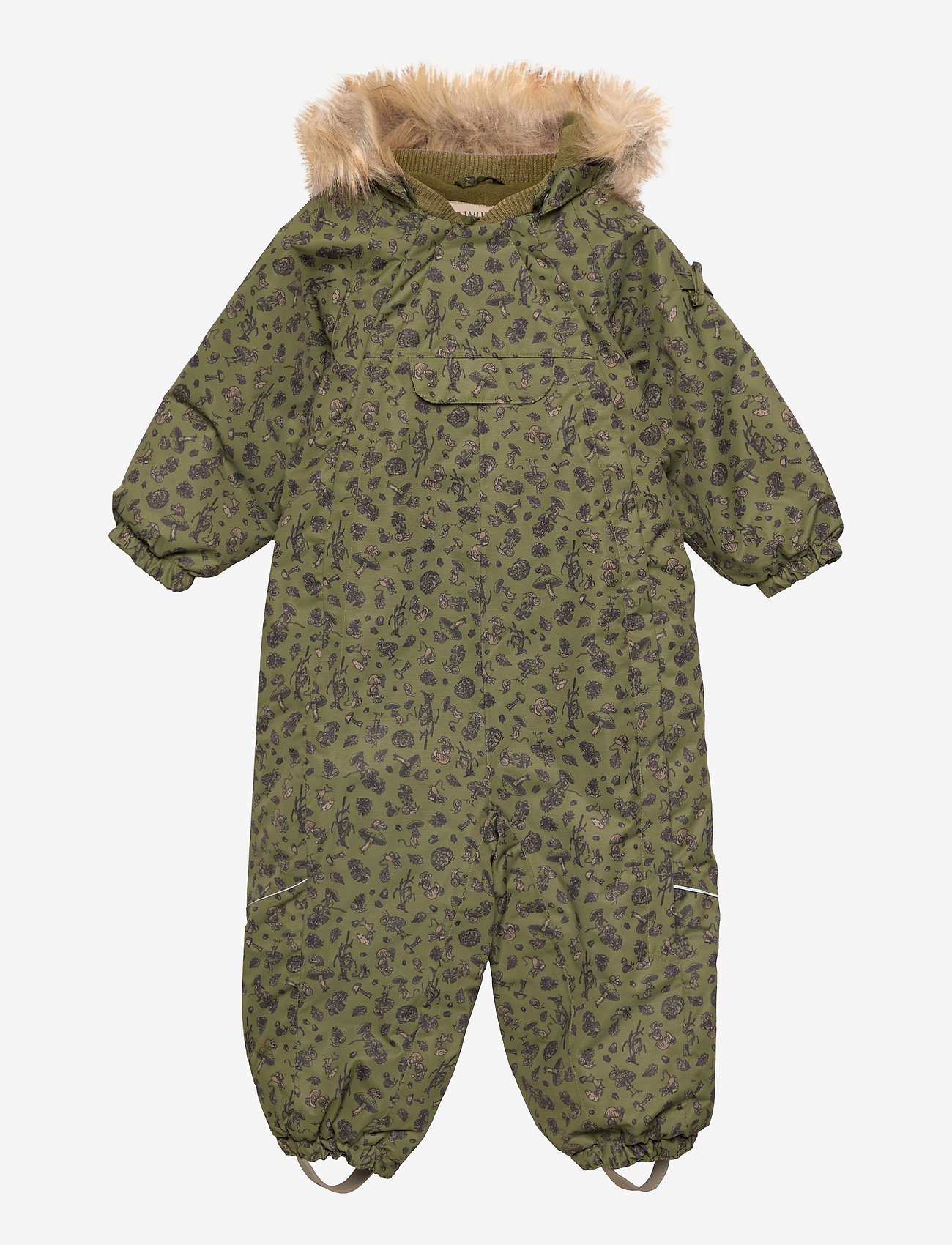 Wheat - Snowsuit Nickie Tech - winter green forest - 0