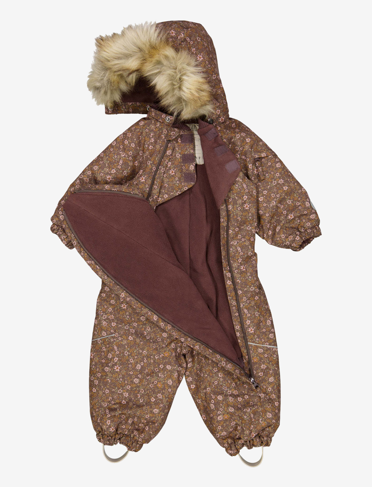 Wheat - Snowsuit Nickie Tech - eggplant flowers - 2