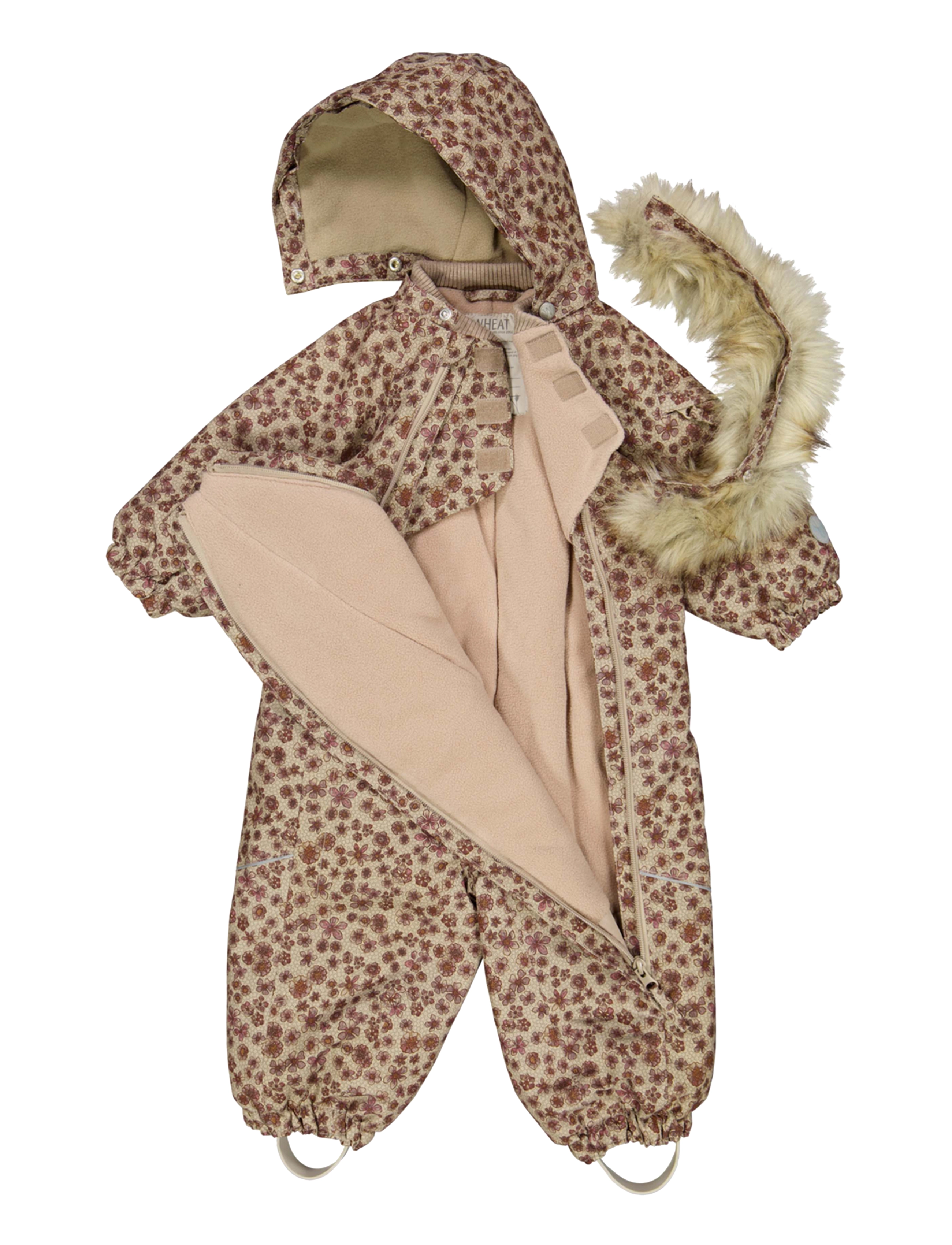 Wheat - Snowsuit Nickie Tech - winter blush flowers - 1