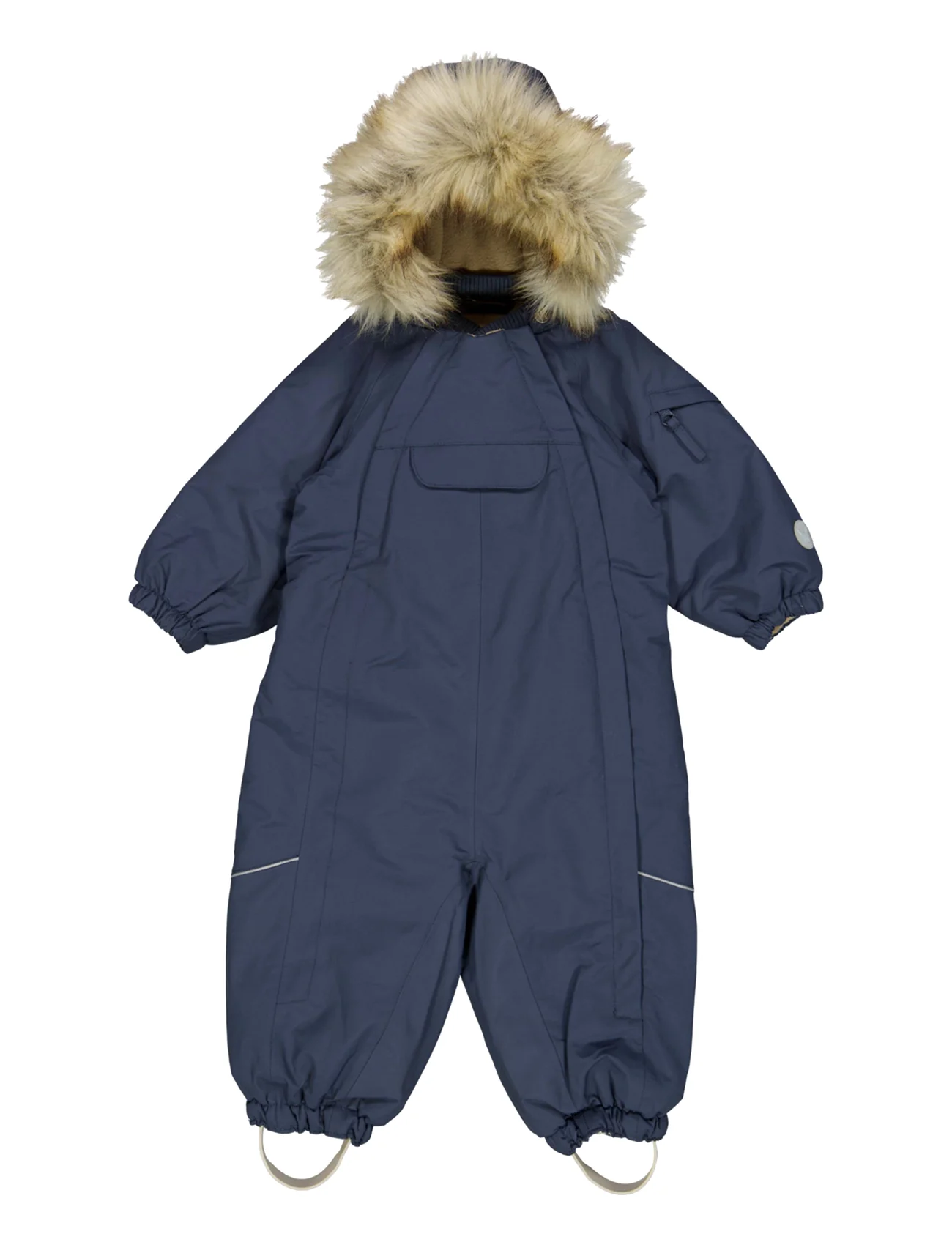 Wheat - Snowsuit Nickie Tech - vinterdress - sea storm - 0