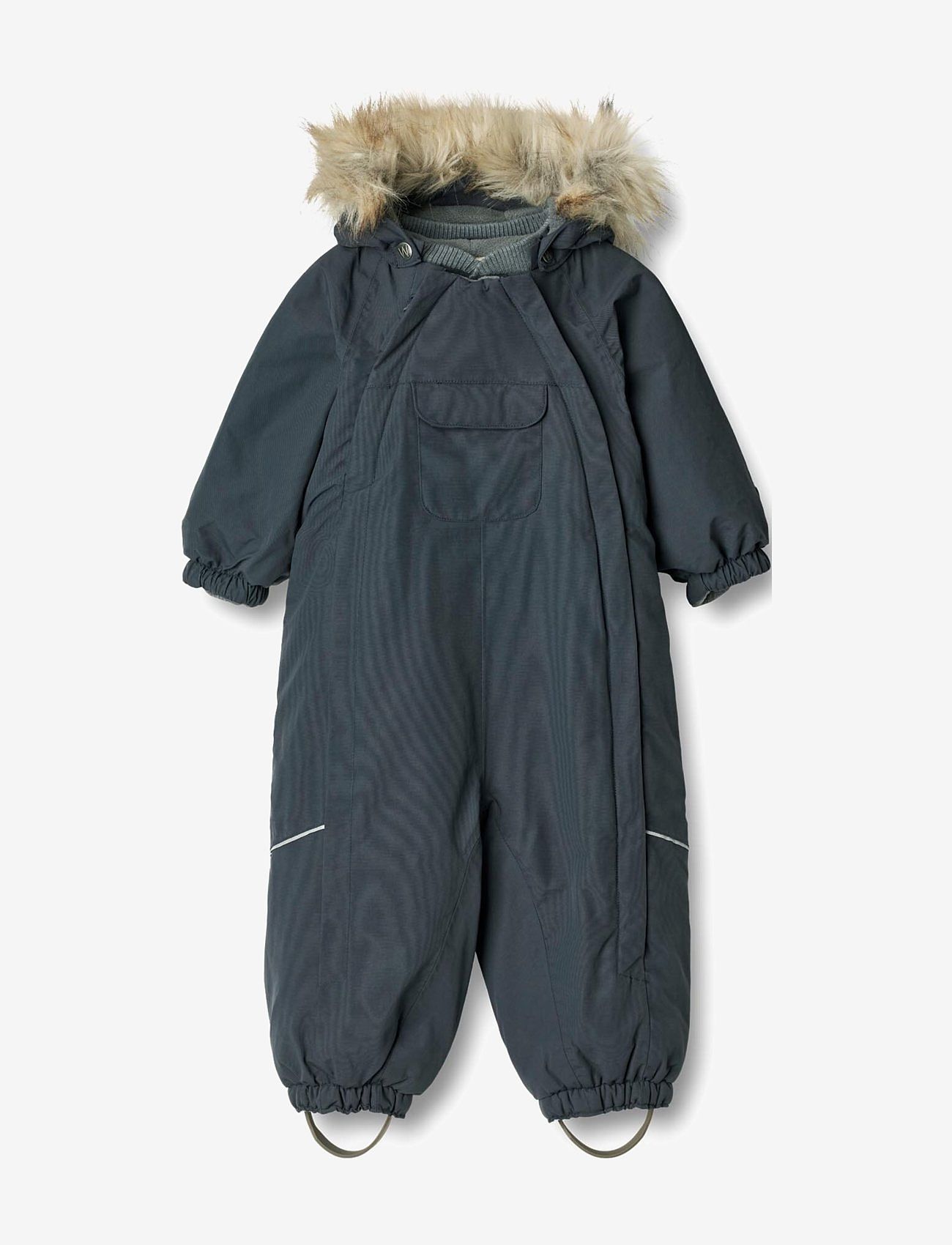 Wheat - Snowsuit Nickie Tech - talvekombinesoon - dark blue - 0