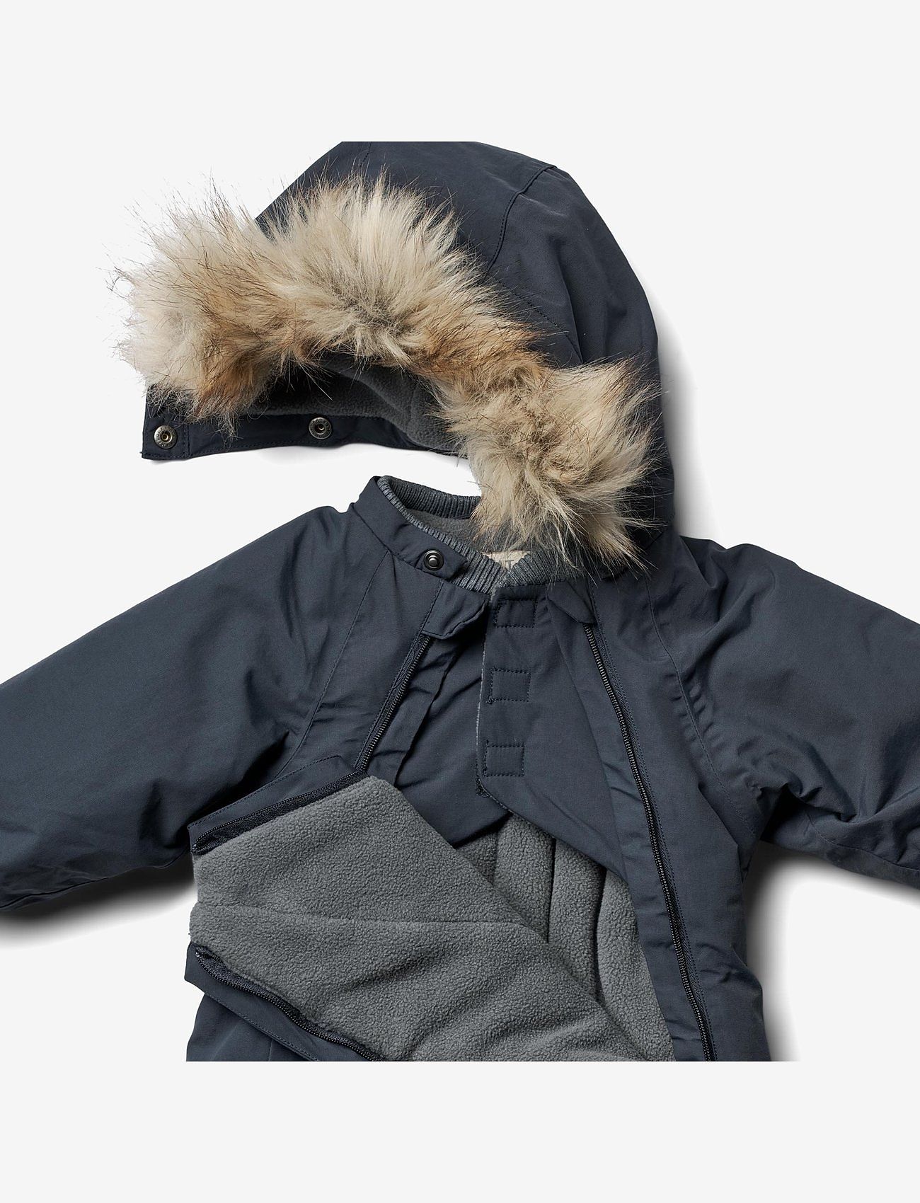 Wheat - Snowsuit Nickie Tech - talvekombinesoon - dark blue - 3