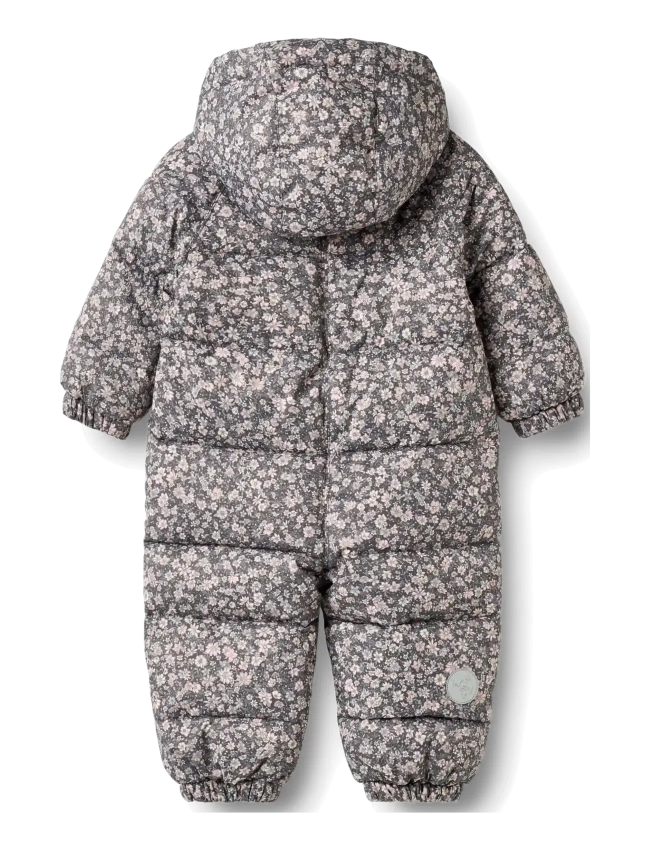 Wheat - Puffer suit Edem - schneeanzug - dark charcoal flowers - 1
