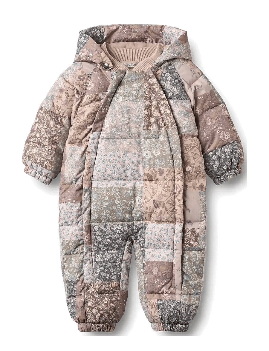 Wheat - Puffer suit Edem - schneeanzug - patchwork flowers - 0