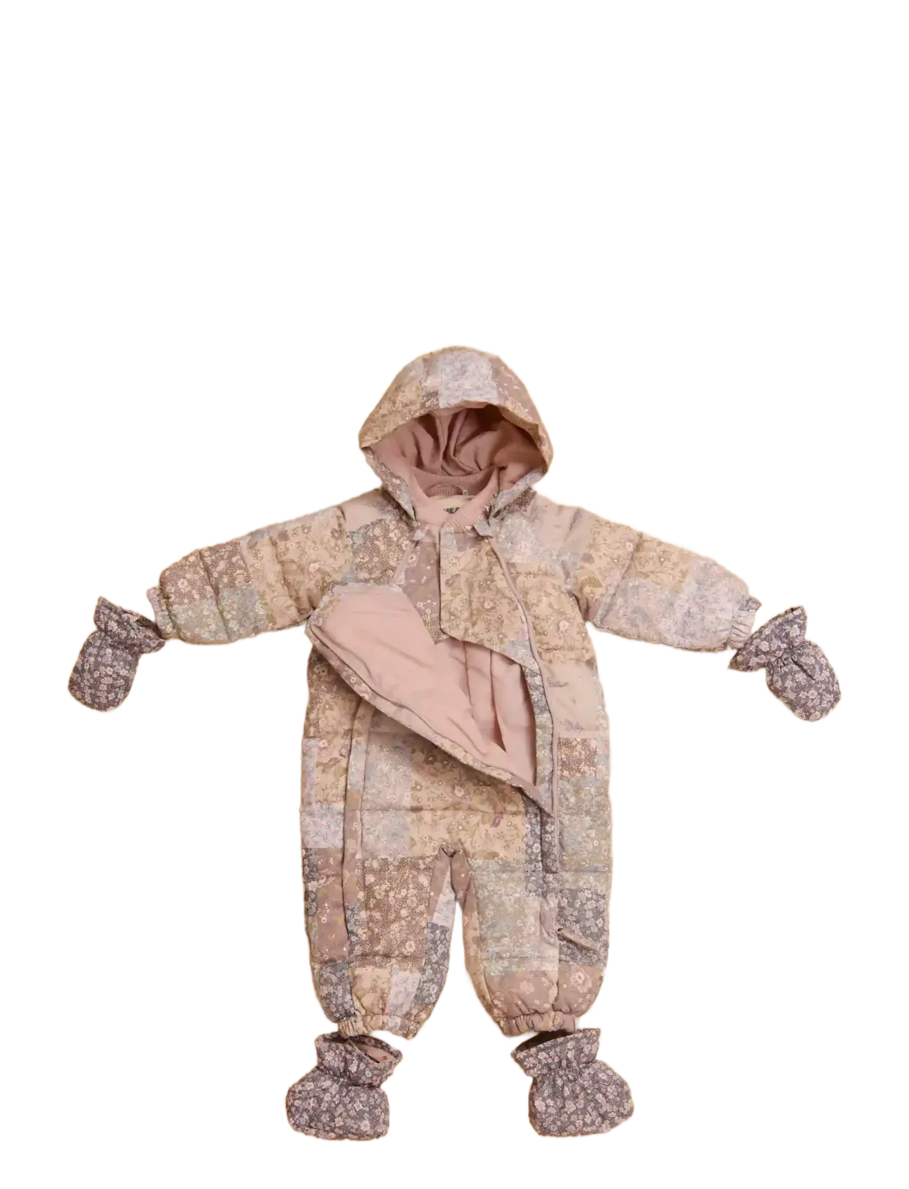Wheat - Puffer suit Edem - schneeanzug - patchwork flowers - 2
