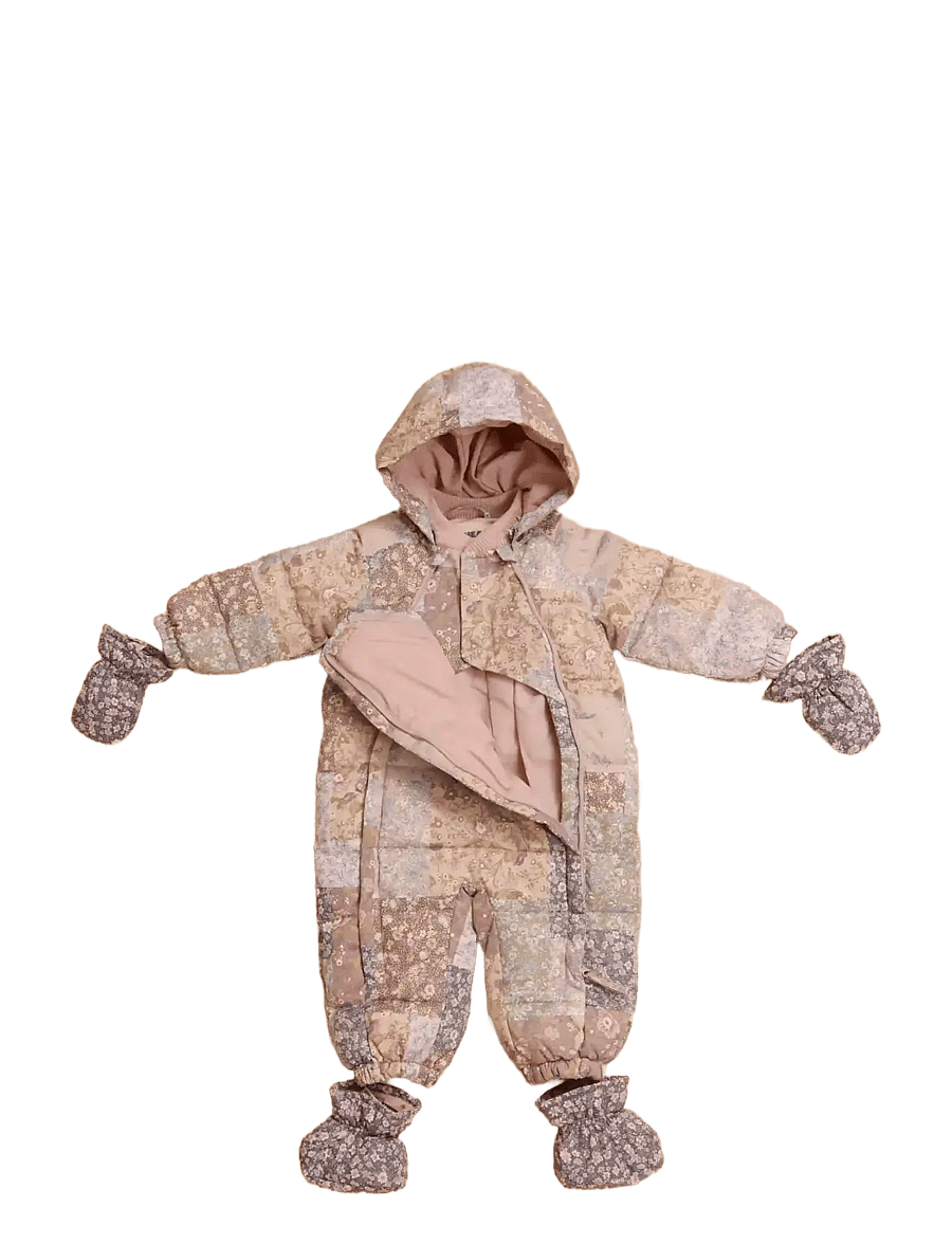 Wheat - Puffer suit Edem - schneeanzug - patchwork flowers - 2