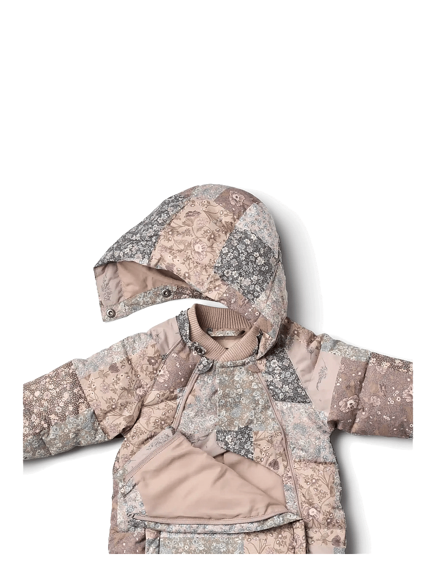 Wheat - Puffer suit Edem - schneeanzug - patchwork flowers - 3