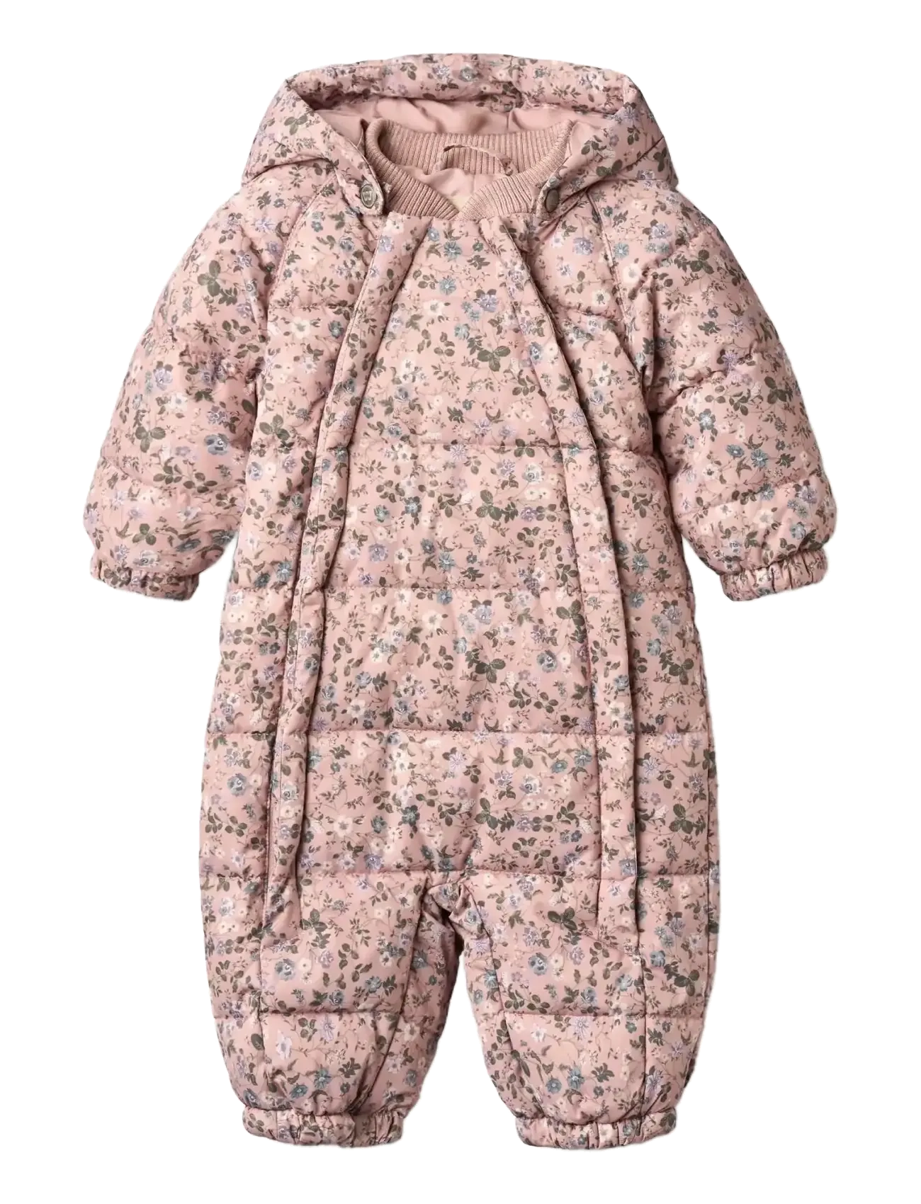 Wheat Puffer Suit Edem, Børn, Flyverdragt, Pink, Str: 3-6M