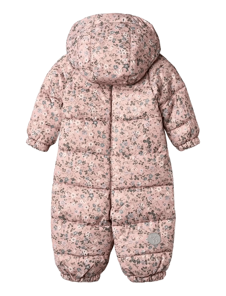 Wheat - Puffer suit Edem - schneeanzug - rose powder flowers - 1