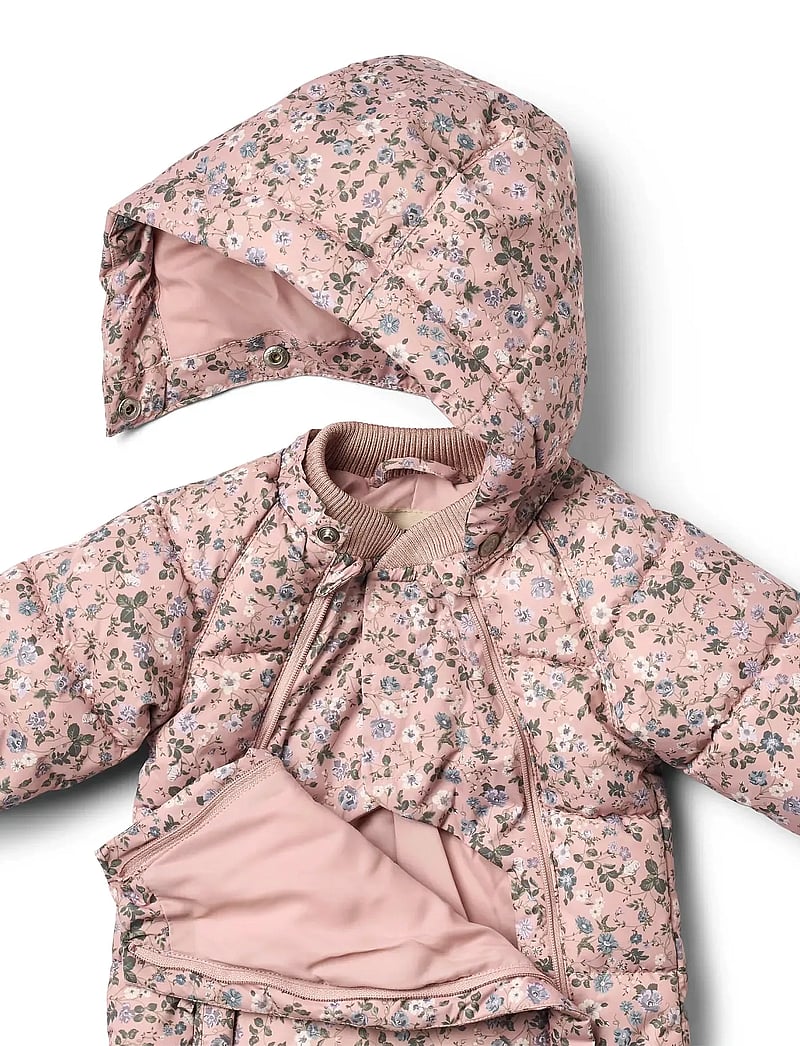 Wheat - Puffer suit Edem - shop efter alder - rose powder flowers - 2