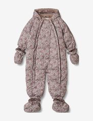 Wheat - Puffer Baby Suit Edem - vinterdress - pale lilac berries - 0