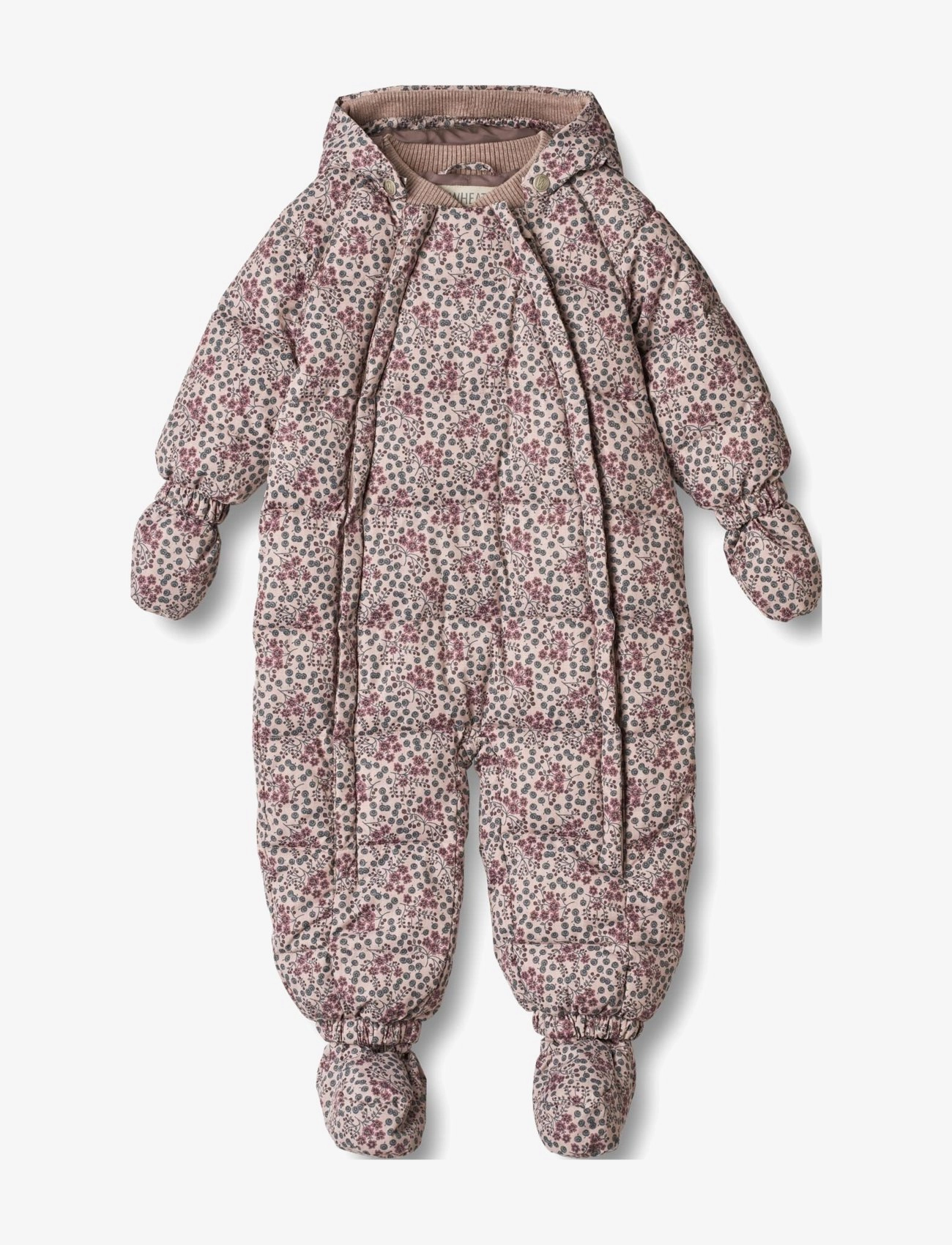 Wheat - Puffer Baby Suit Edem - pale lilac berries - 1