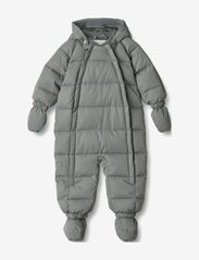 Wheat - Puffer Baby Suit Edem - snowsuit - autumn sky - 1
