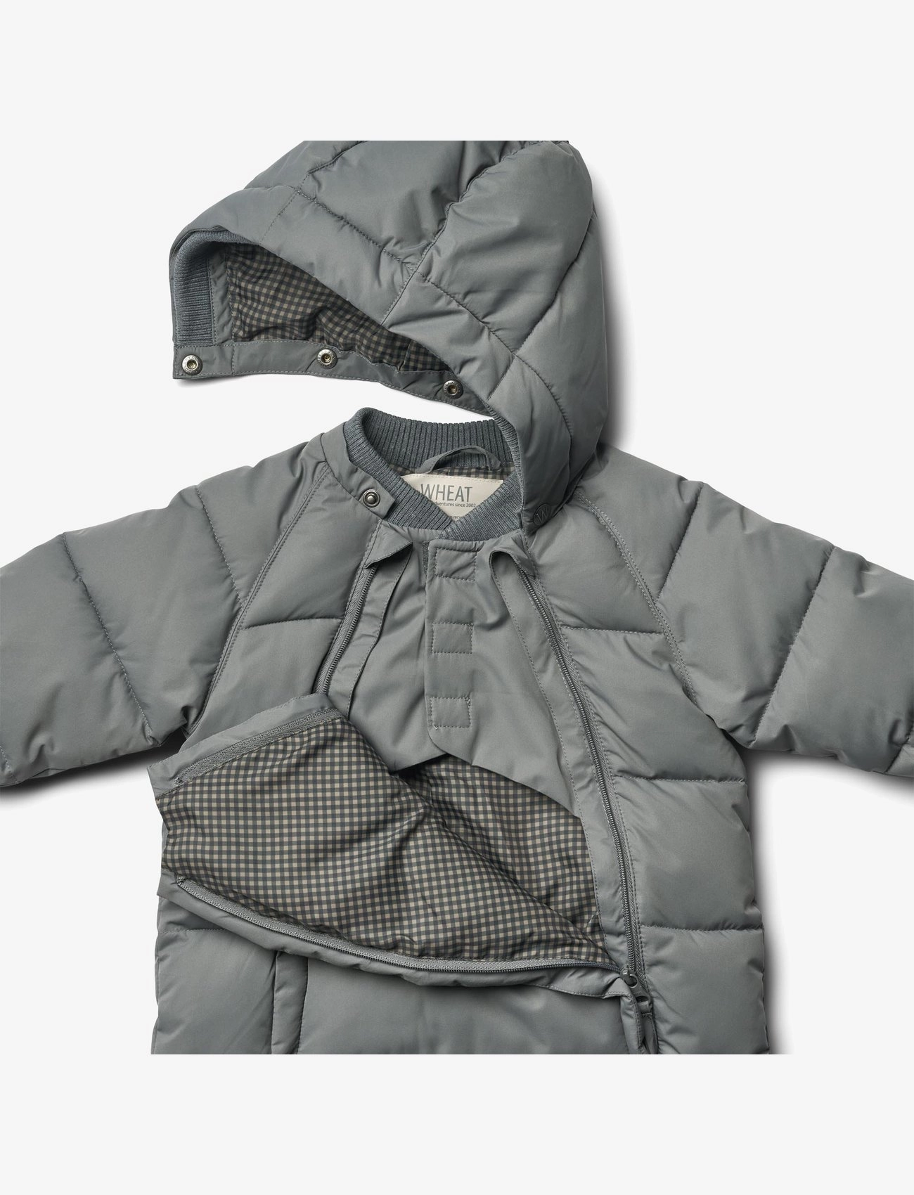 Wheat - Puffer Baby Suit Edem - autumn sky - 3