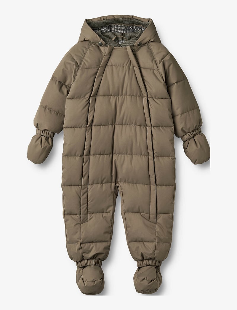 Wheat - Puffer Baby Suit Edem - dry wood - 1
