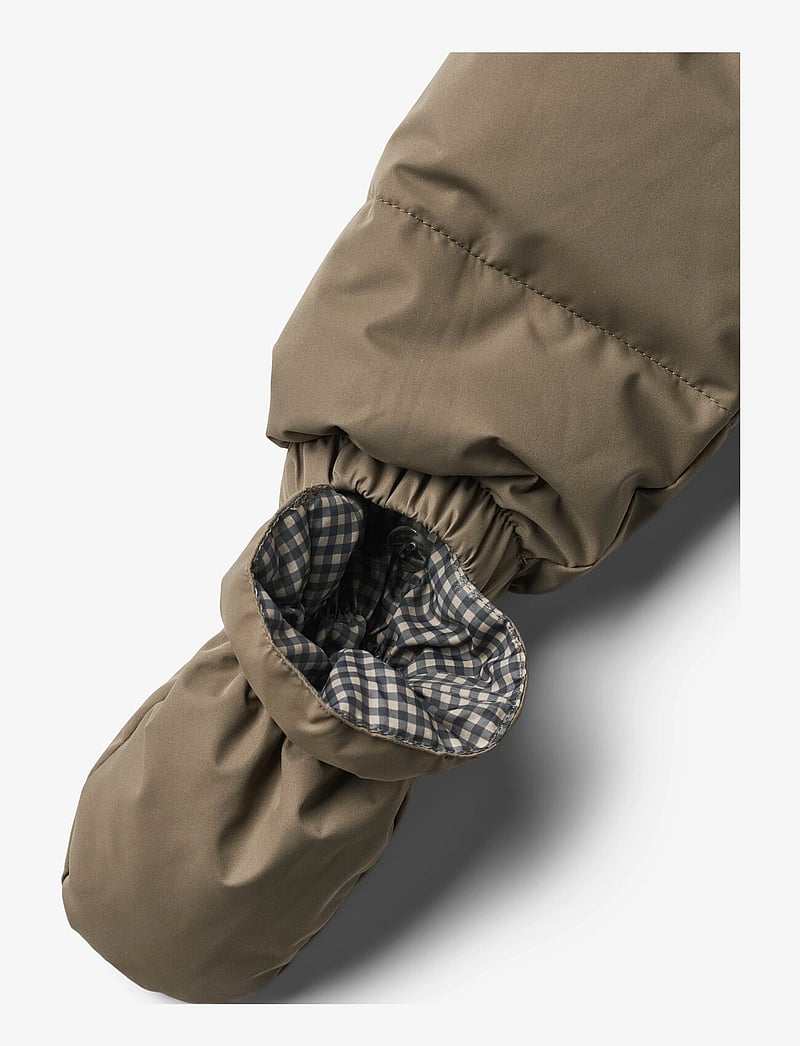 Wheat - Puffer Baby Suit Edem - dry wood - 4